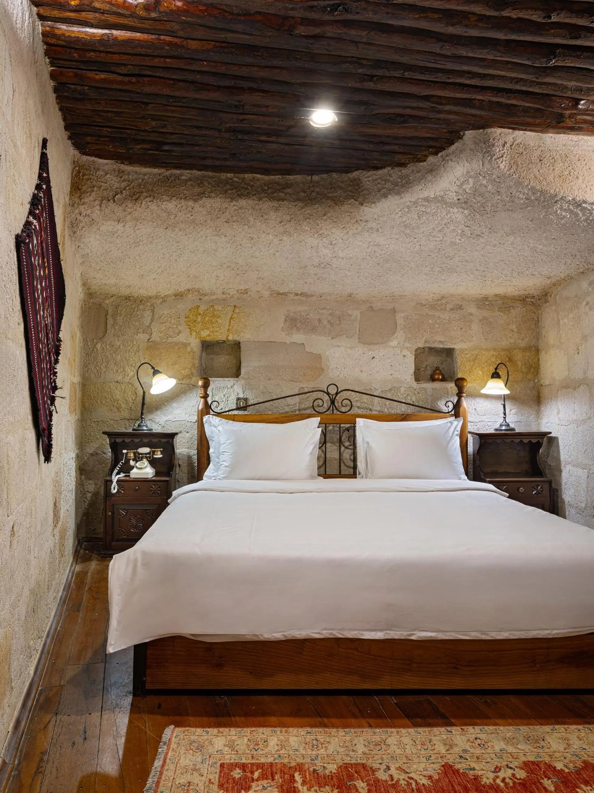 Bed in Kelebek Special Cave Hotel & Spa