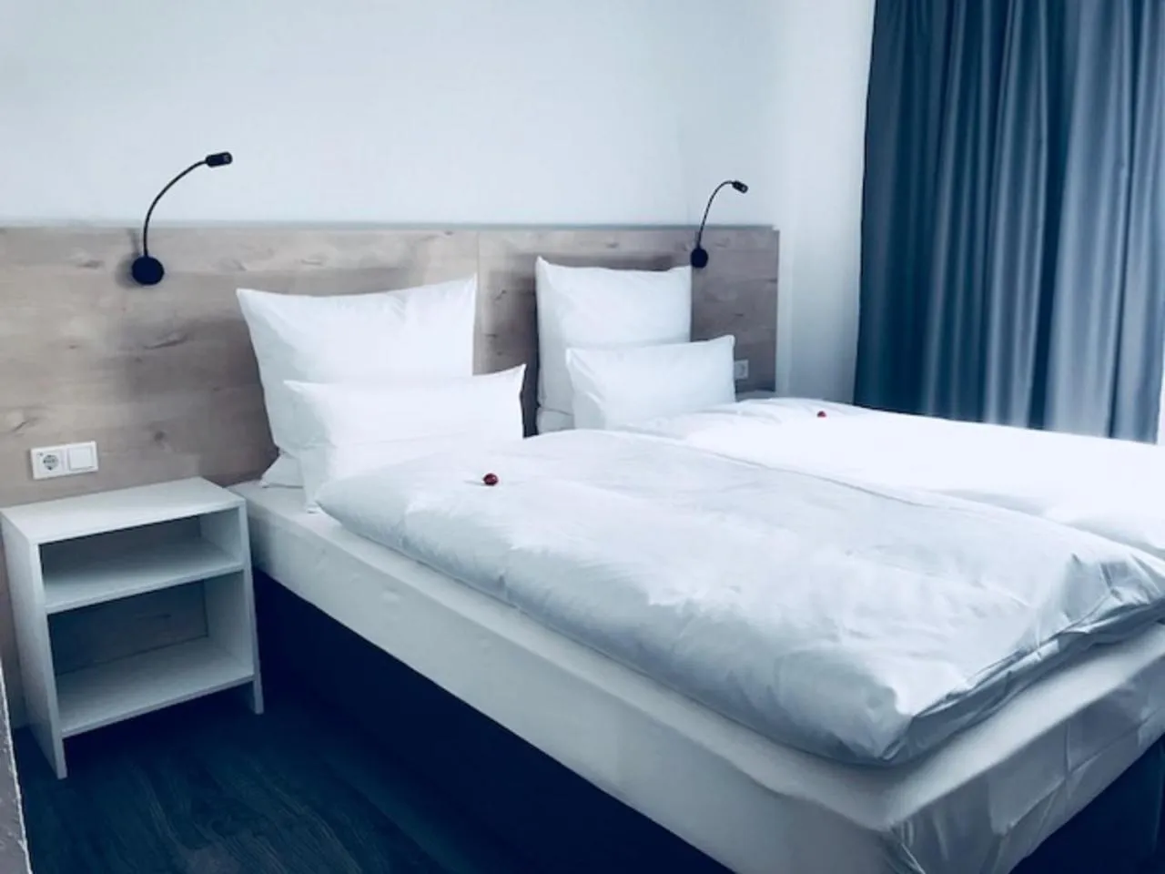 Bed in Hotel an der Burgschänke