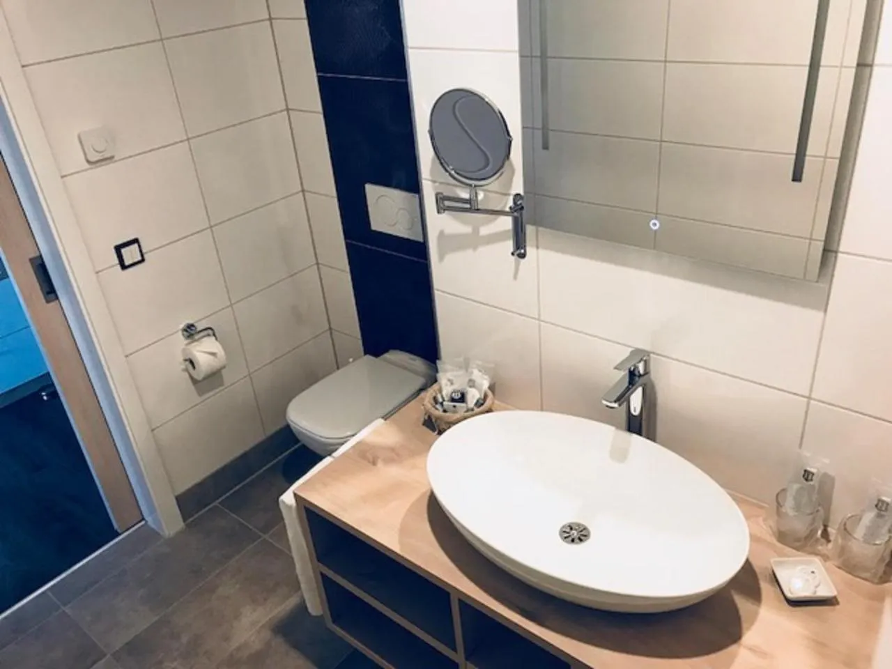 Toilet in Hotel an der Burgschänke