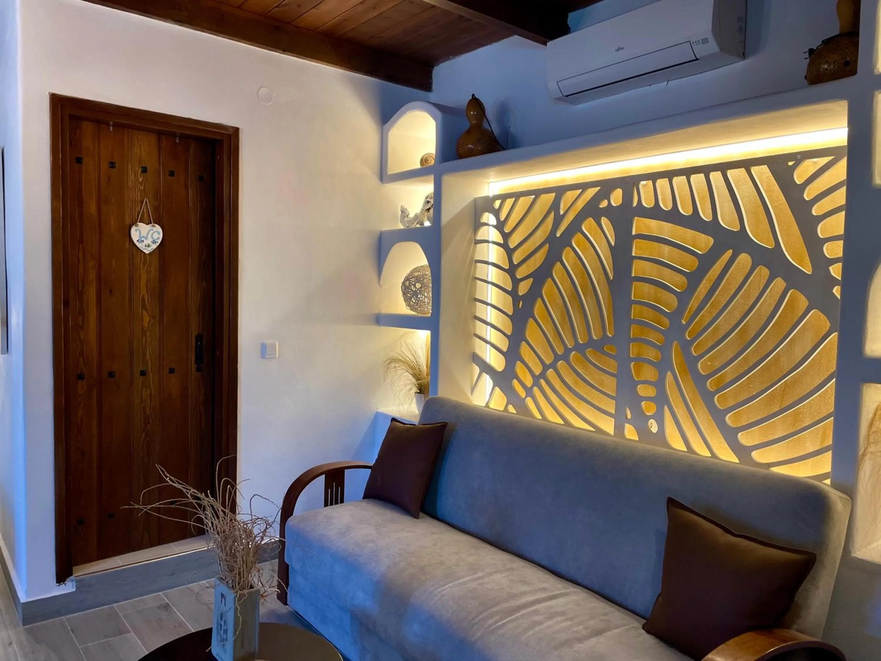 Living room in Atlazia Suites