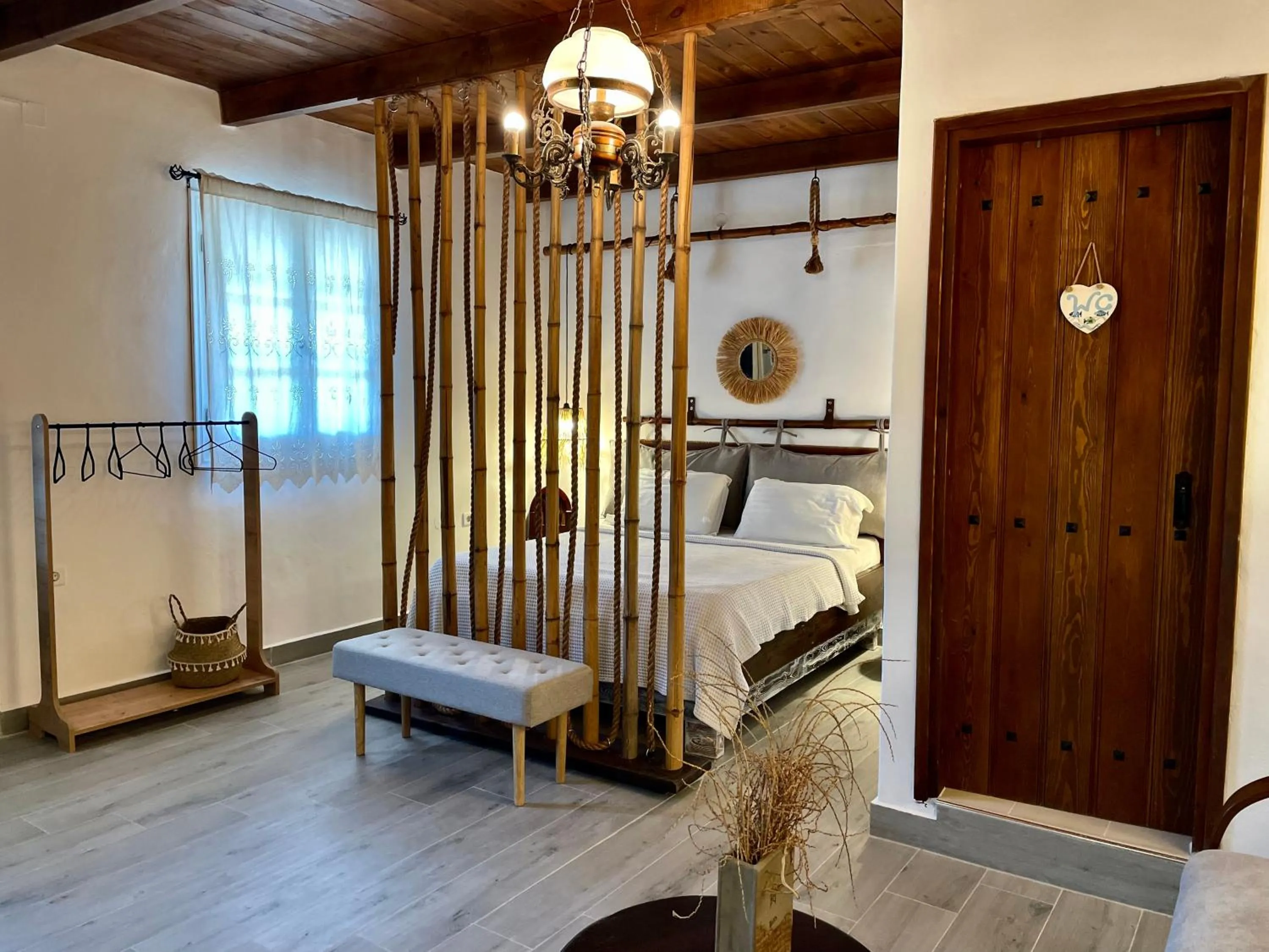 Bed in Atlazia Suites