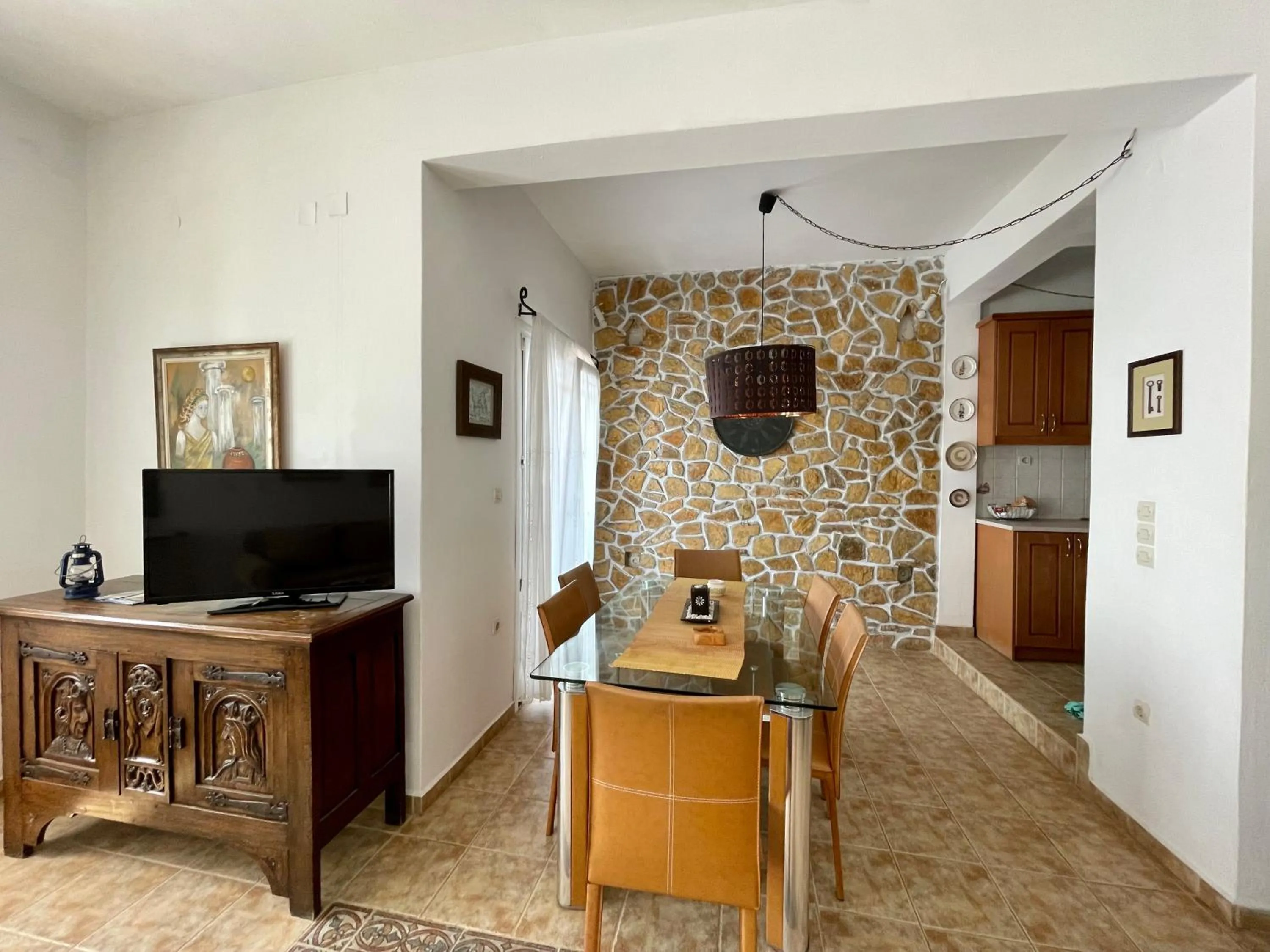 Living room in Atlazia Suites