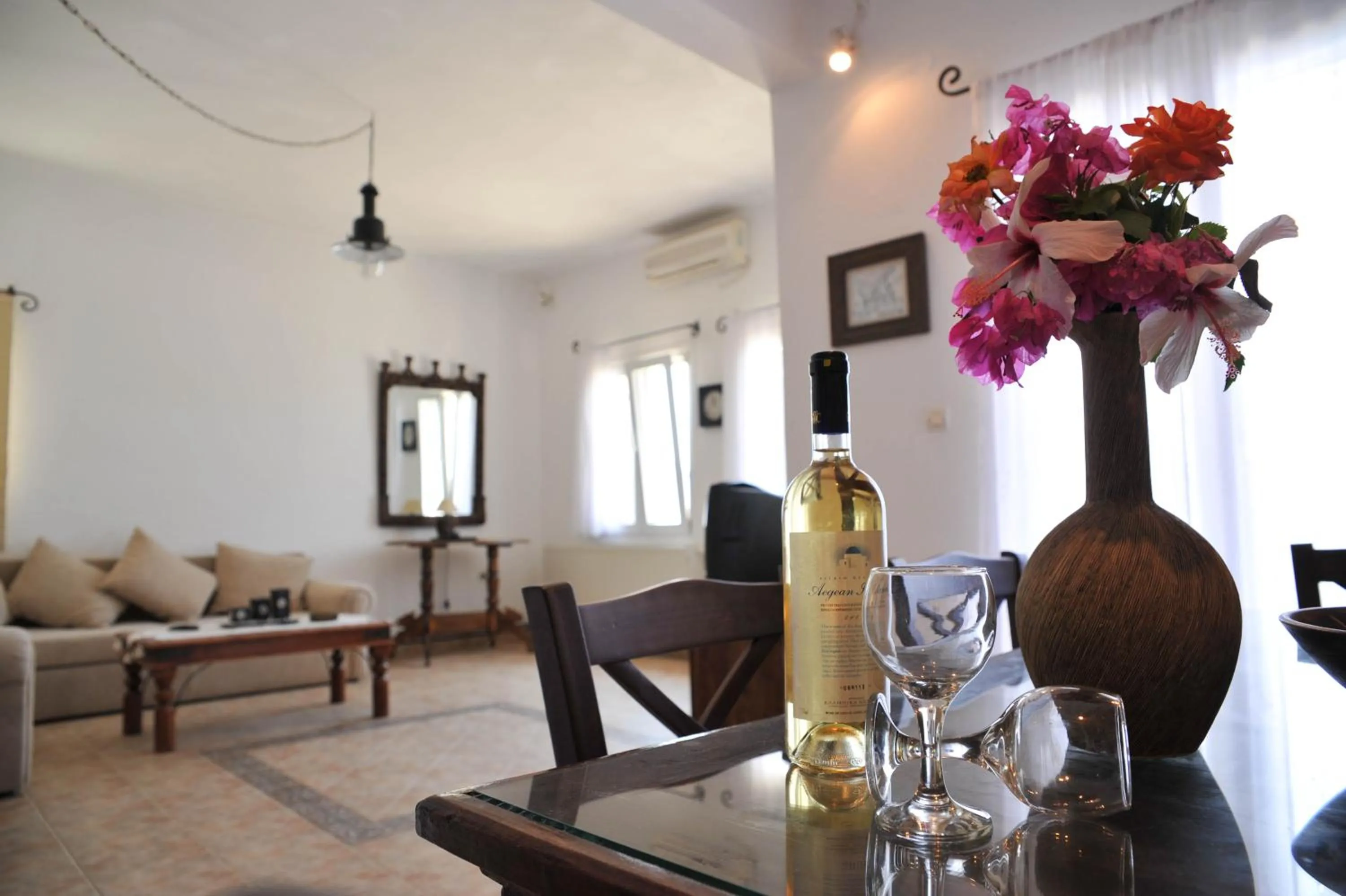 Living room in Atlazia Suites