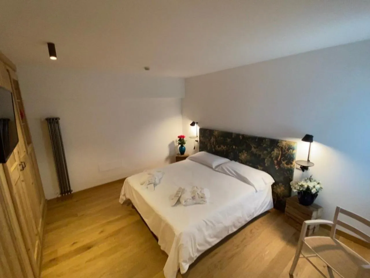 Bed in Grand Hotel Miramonti