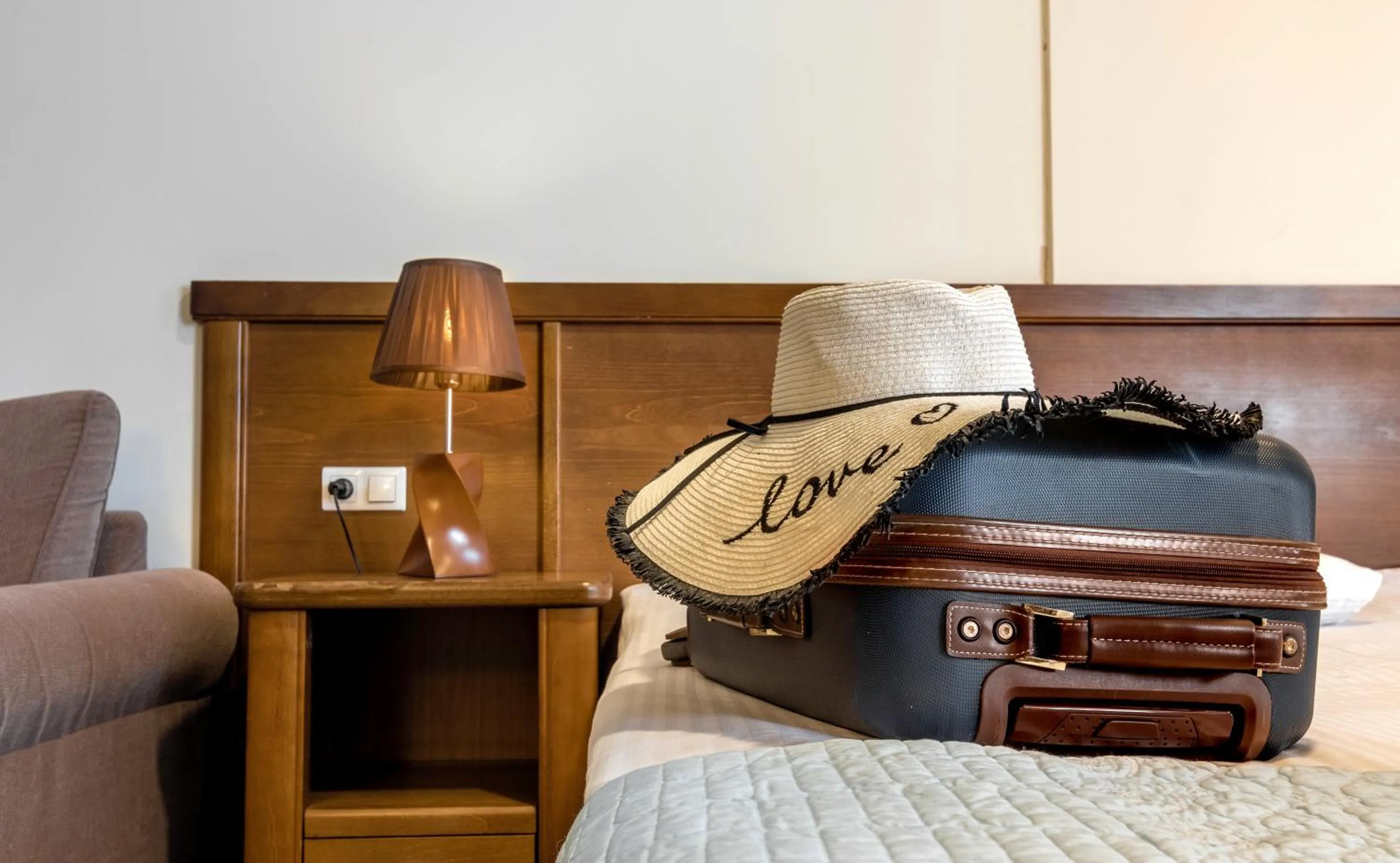 Bed in Hotel Beaumonde Garden