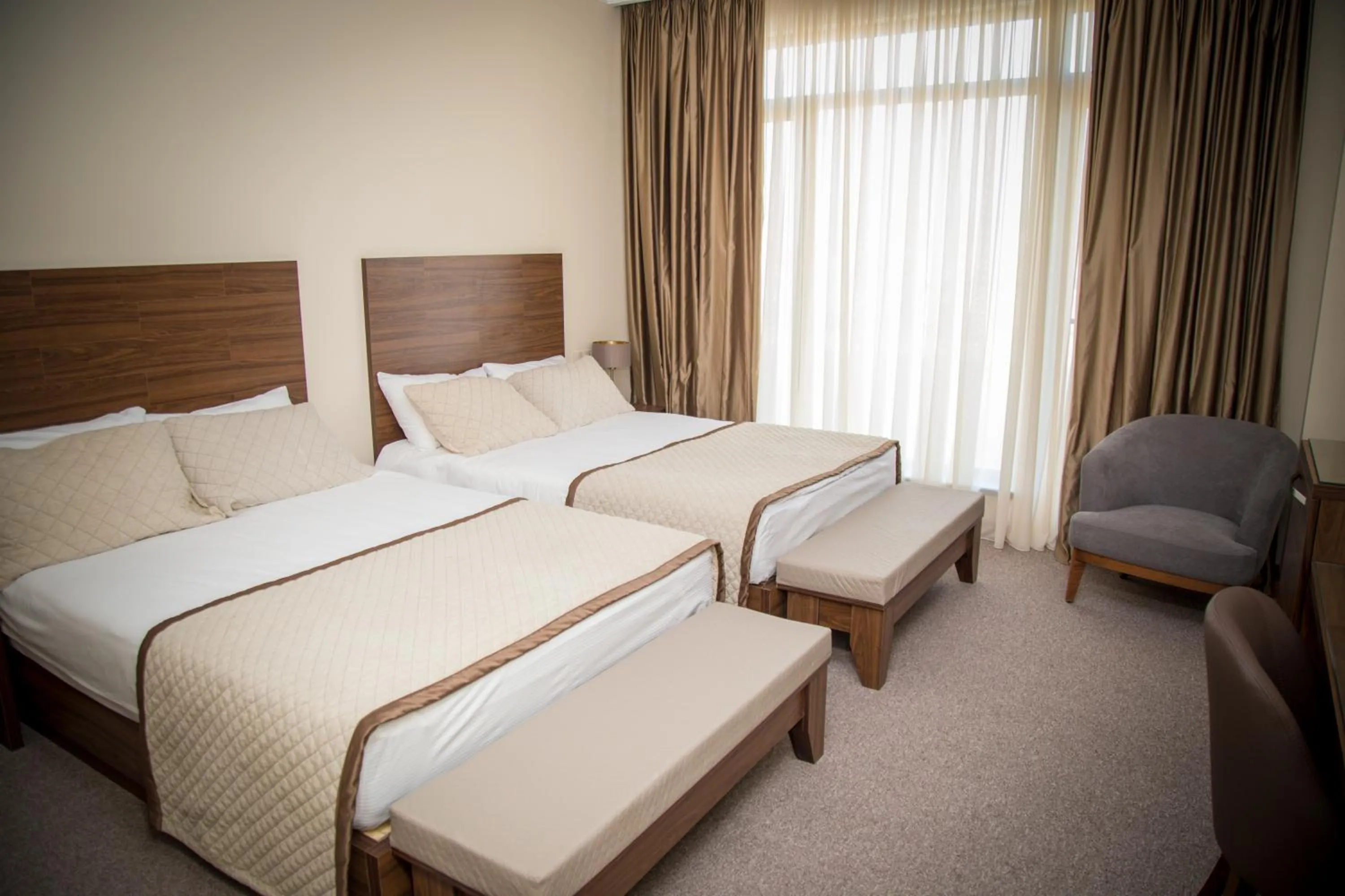 Bed in Hotel Beaumonde Garden