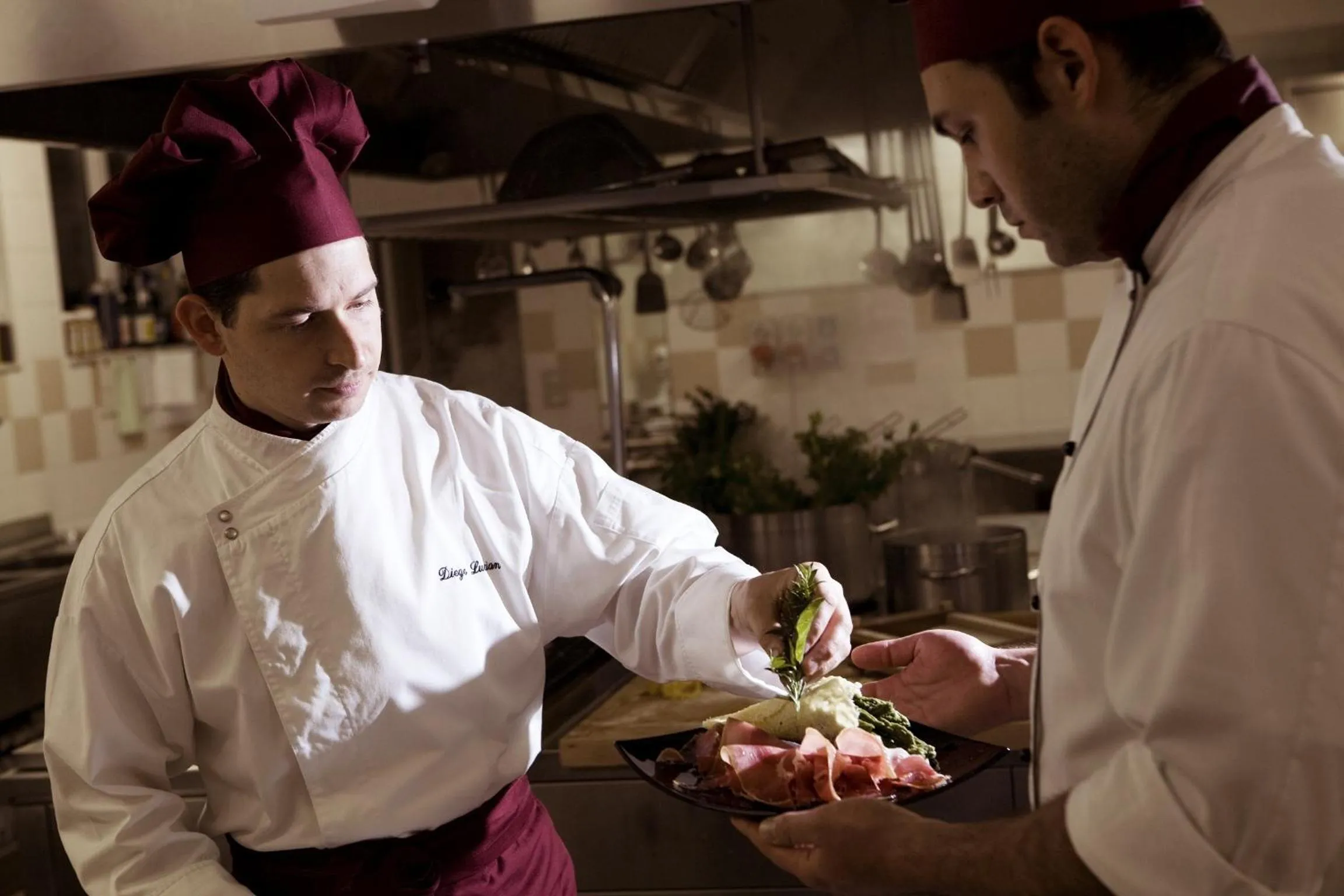 Food close-up in Hotel Castel Pietra