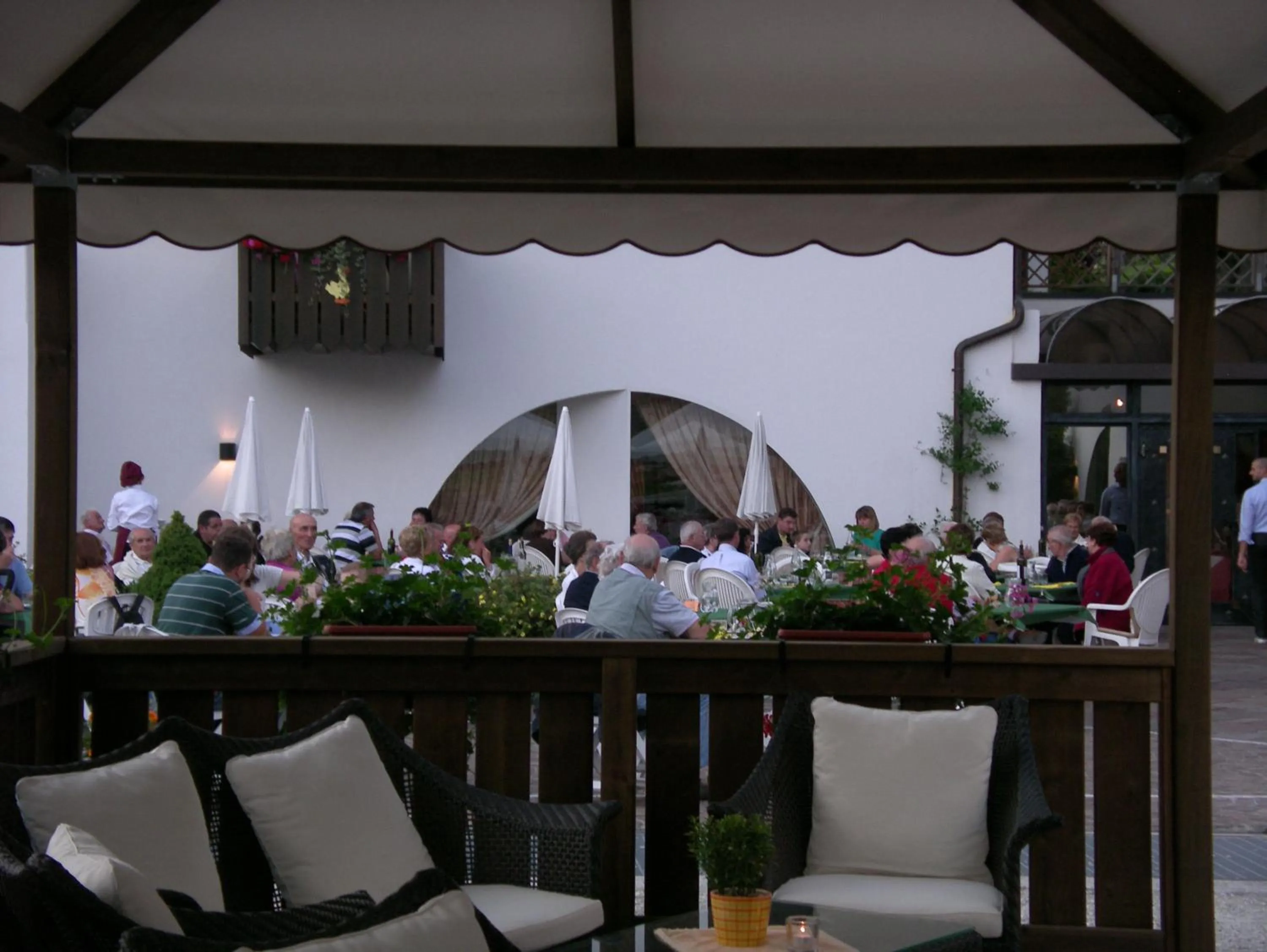 Patio in Hotel Castel Pietra