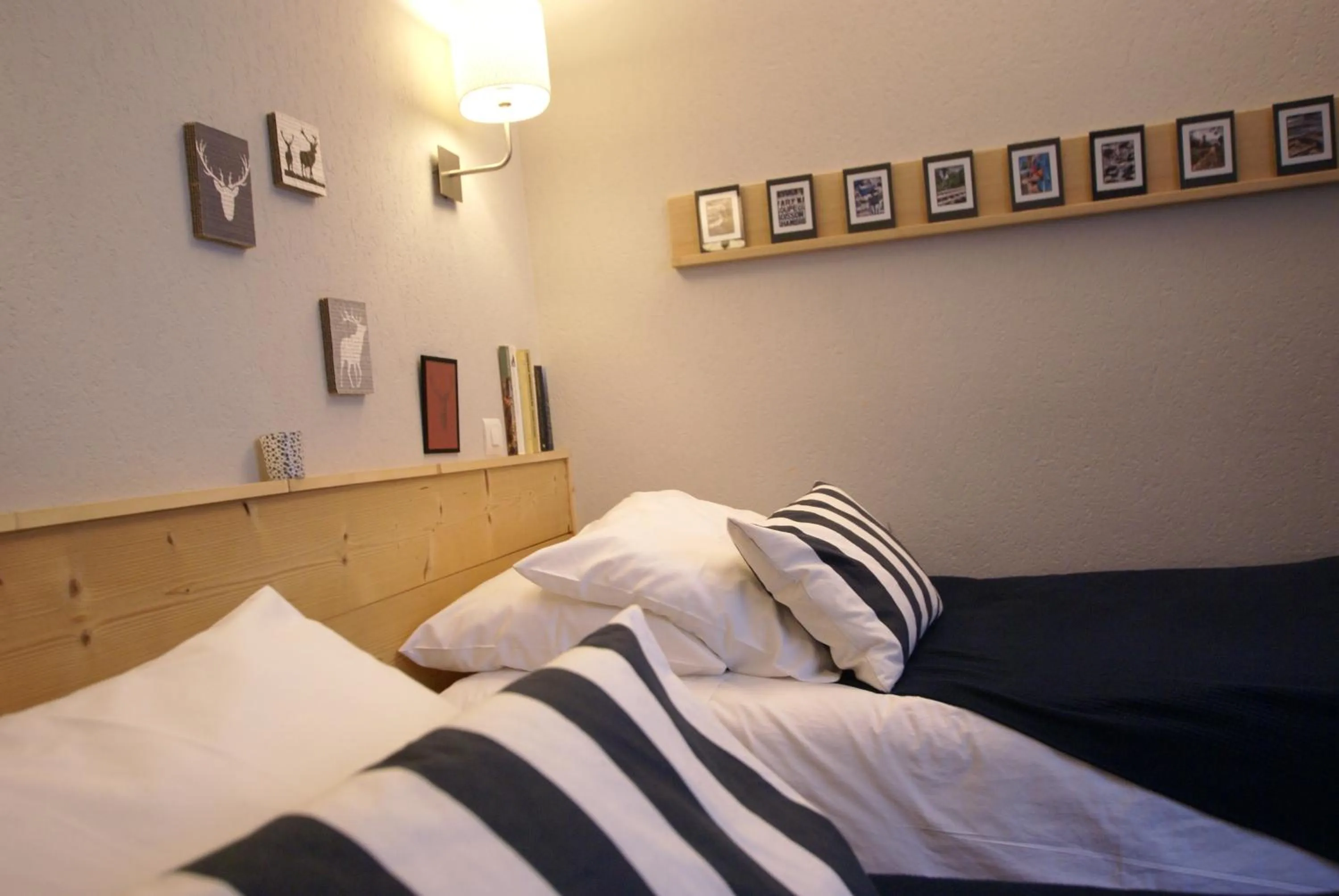 Bed in Hotel de la Placette Barcelonnette