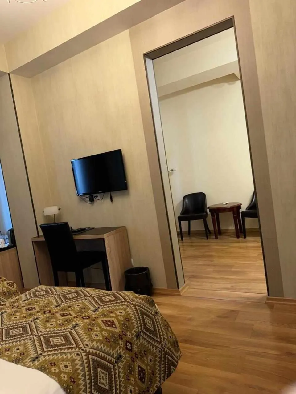 Bed in Hotel Diamond