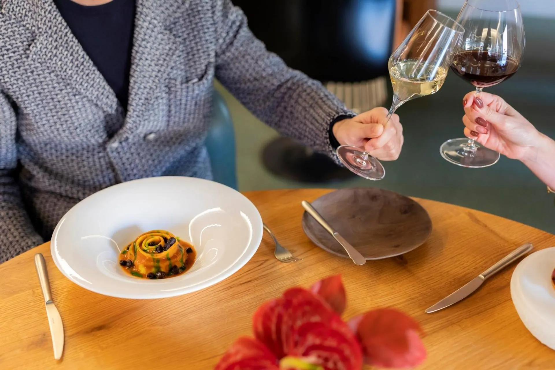 Food close-up in Ca' Bonfadini Historic Experience