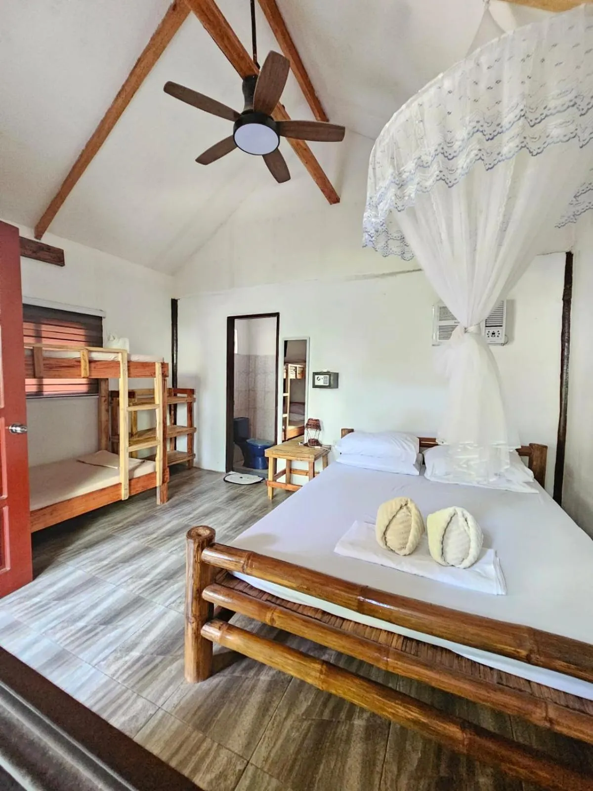 Bed in Big BamBoo Beach Resort Sipalay