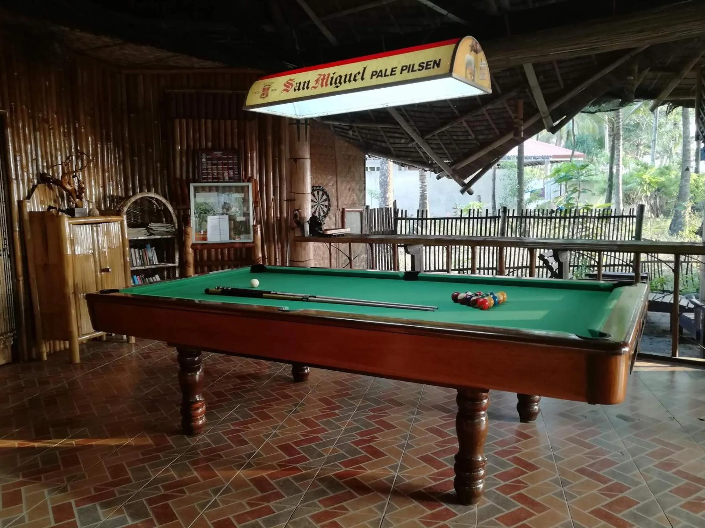 Billiard in Big BamBoo Beach Resort Sipalay