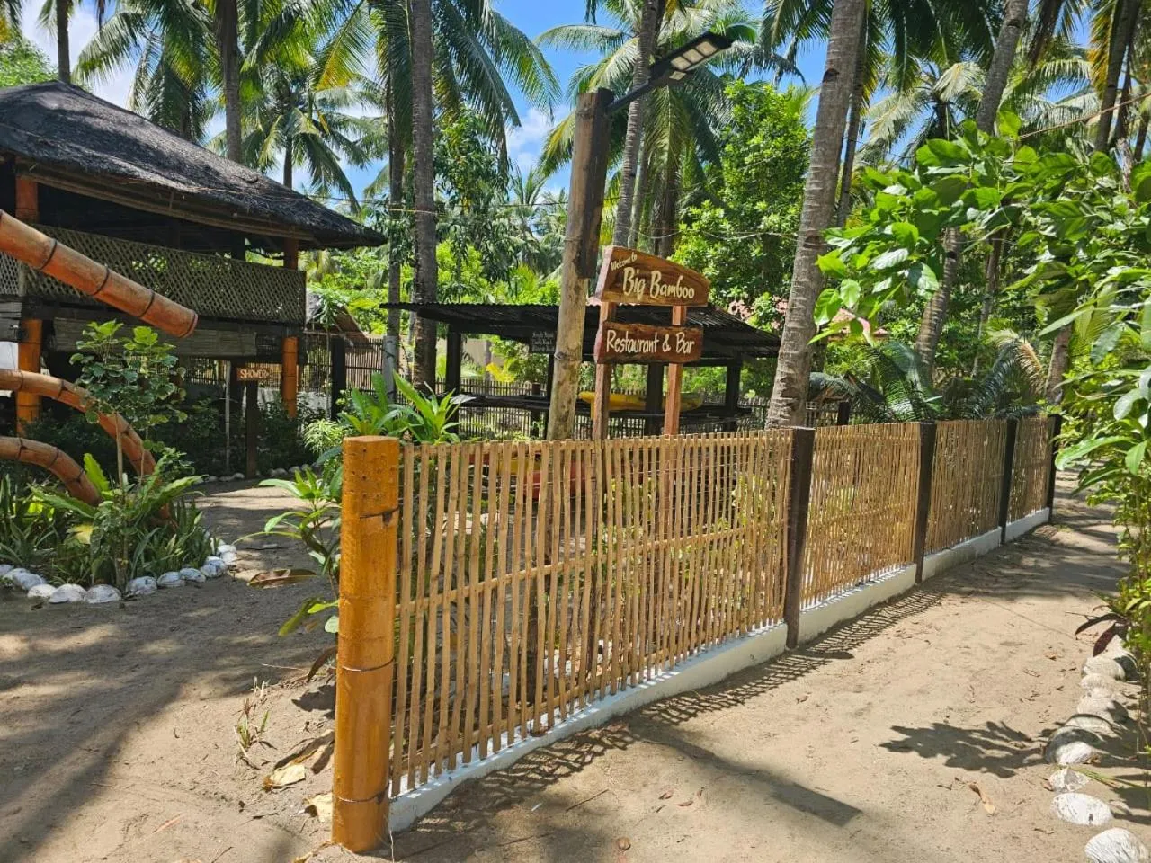 Facade/entrance in Big BamBoo Beach Resort Sipalay
