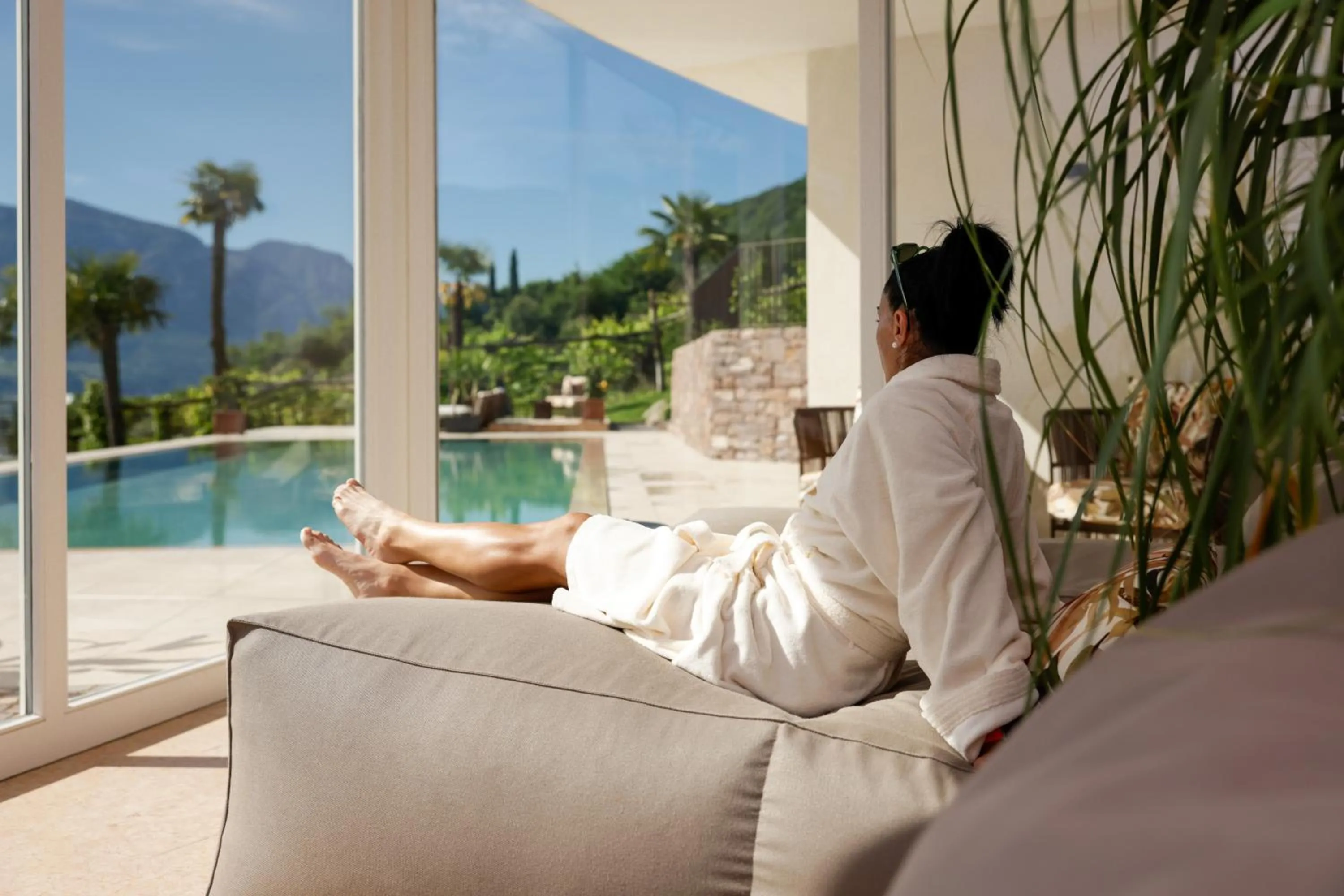 Swimming pool in Hotel Haus am Hang