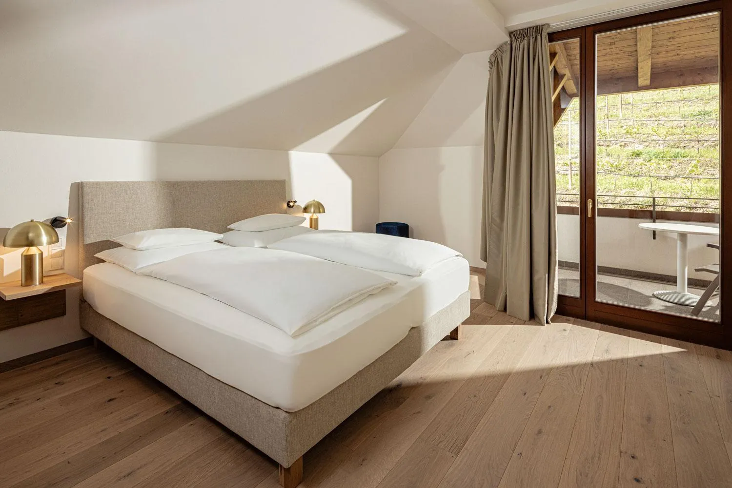 Bed in Hotel Haus am Hang