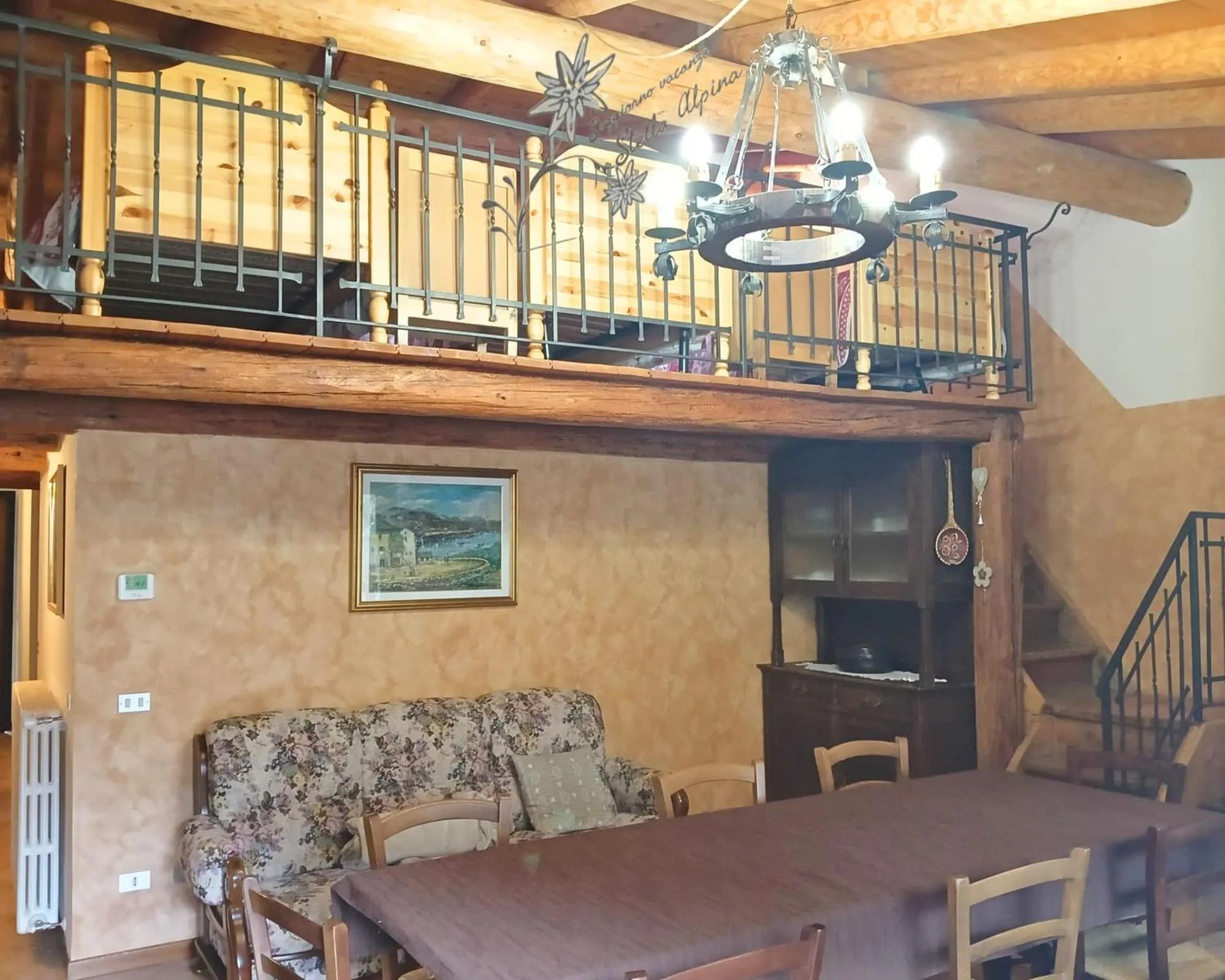 Seating area in Soggiorno Vacanze Stella Alpina