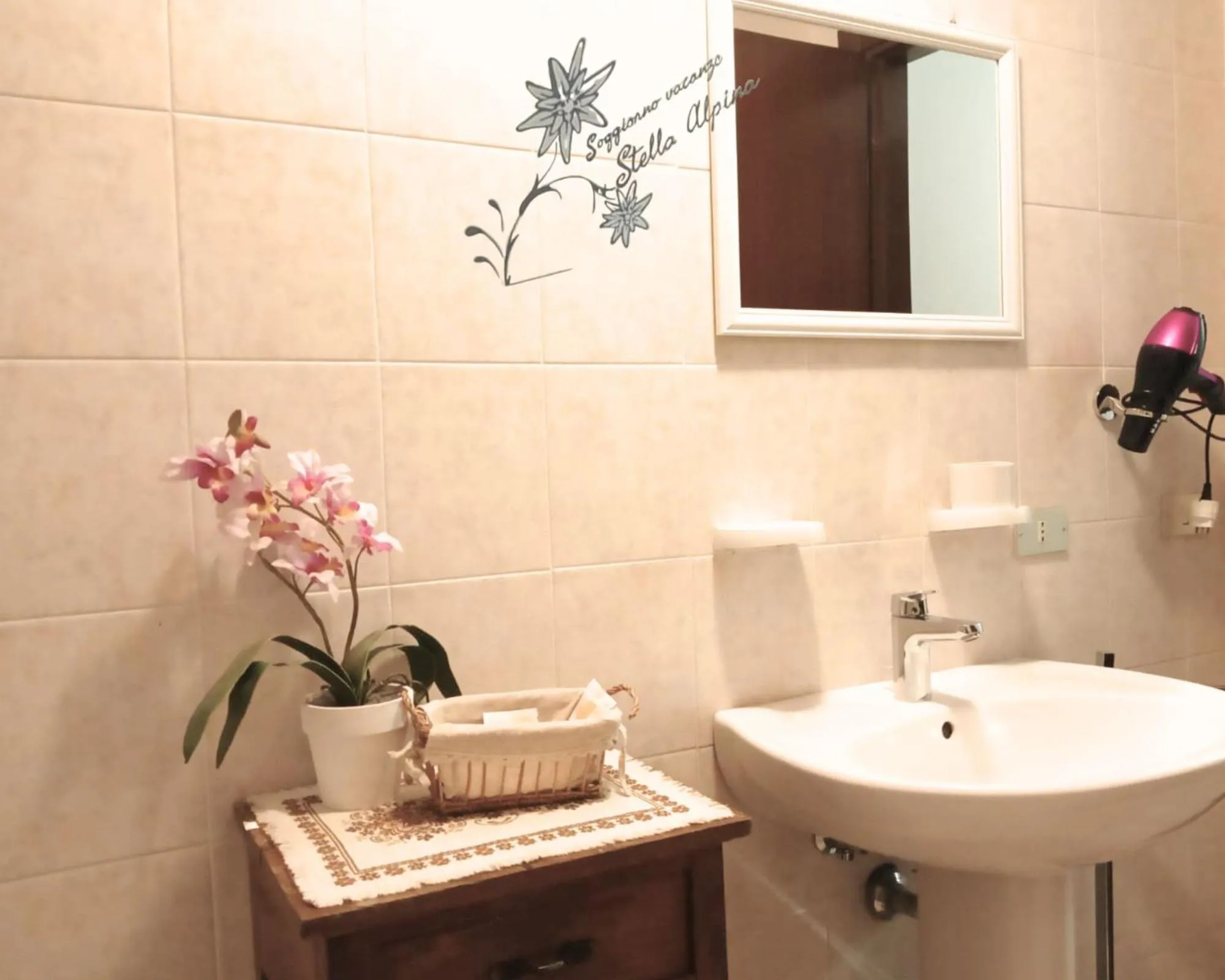 Bathroom in Soggiorno Vacanze Stella Alpina