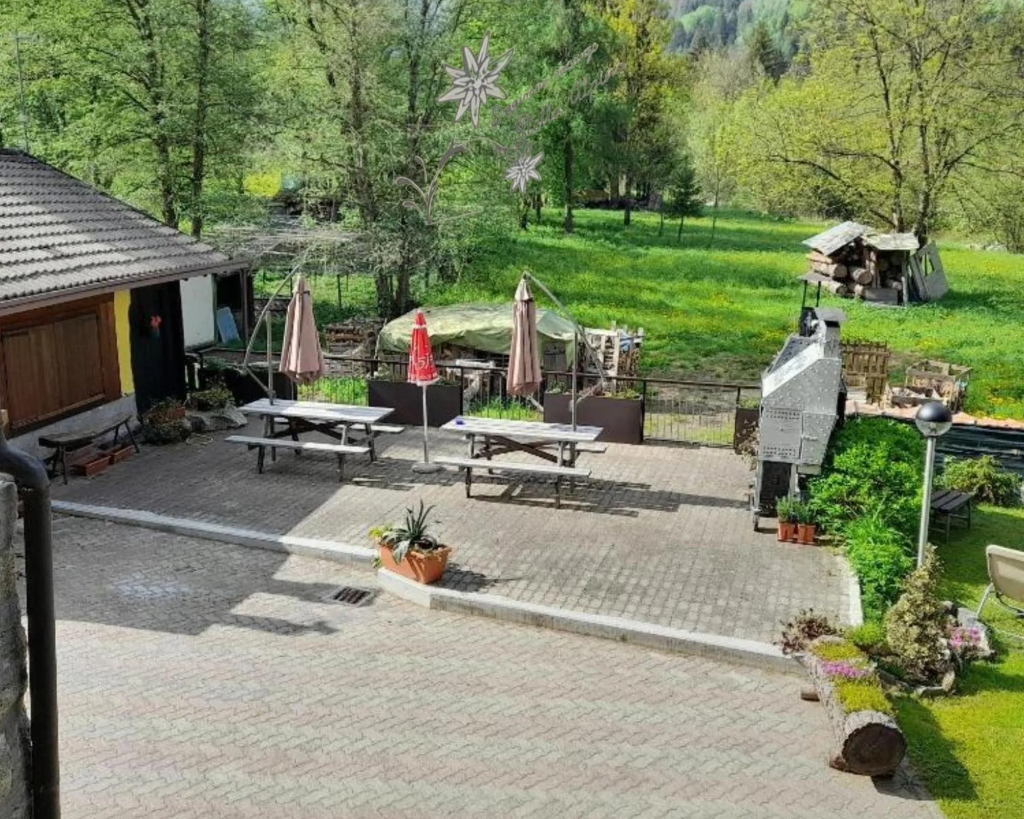 Garden in Soggiorno Vacanze Stella Alpina