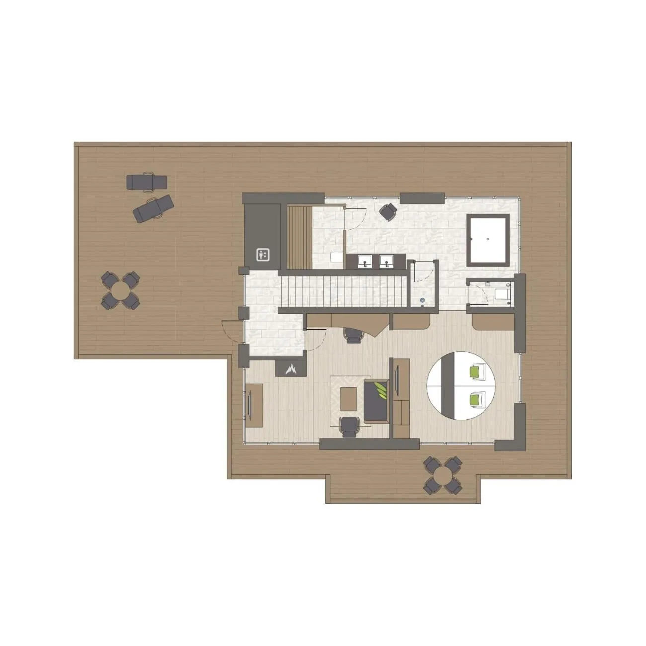 Penthouse Suite in Alpine Resort Goies Superior