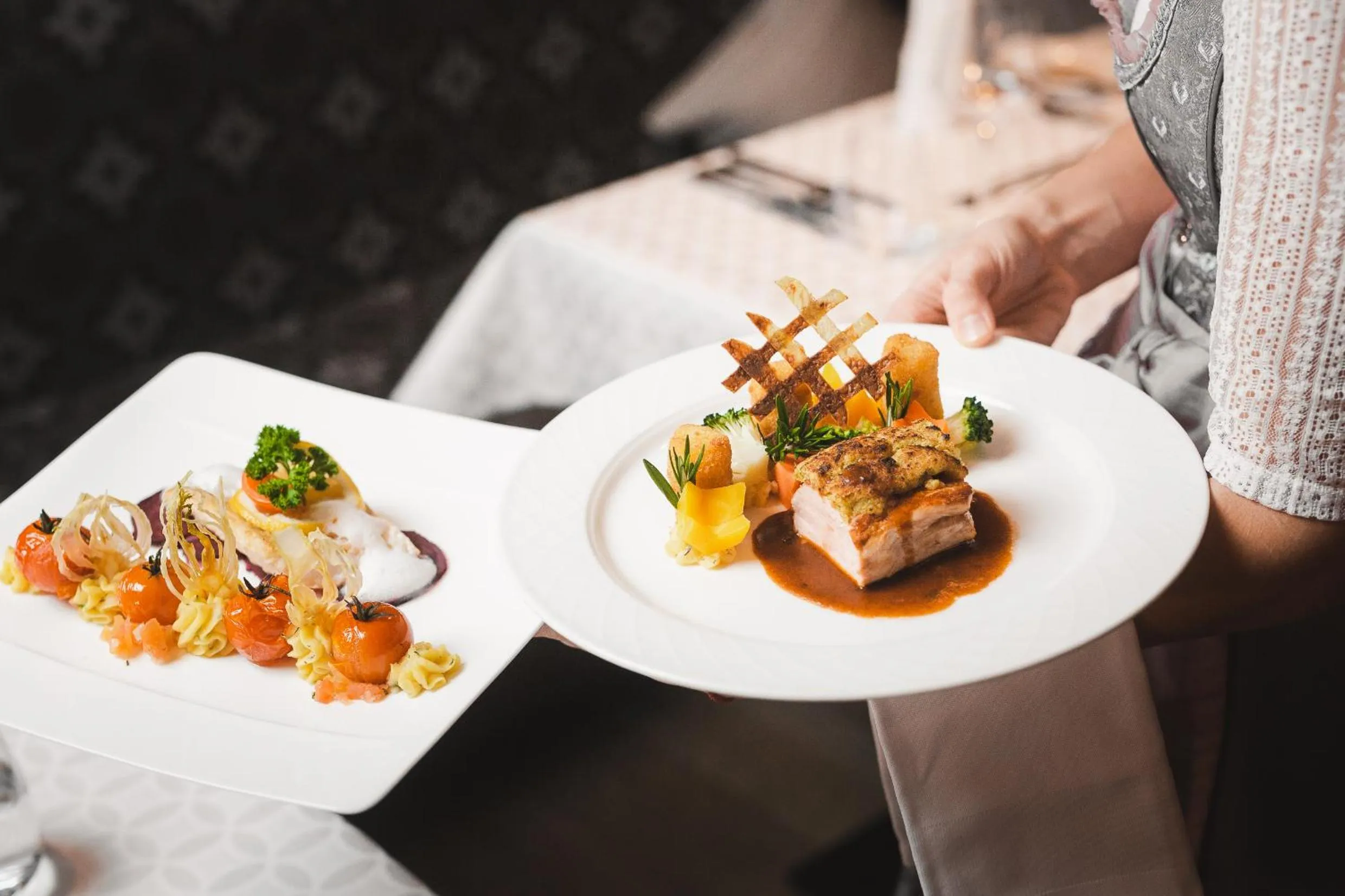 Food and drinks in Alpine Resort Goies Superior