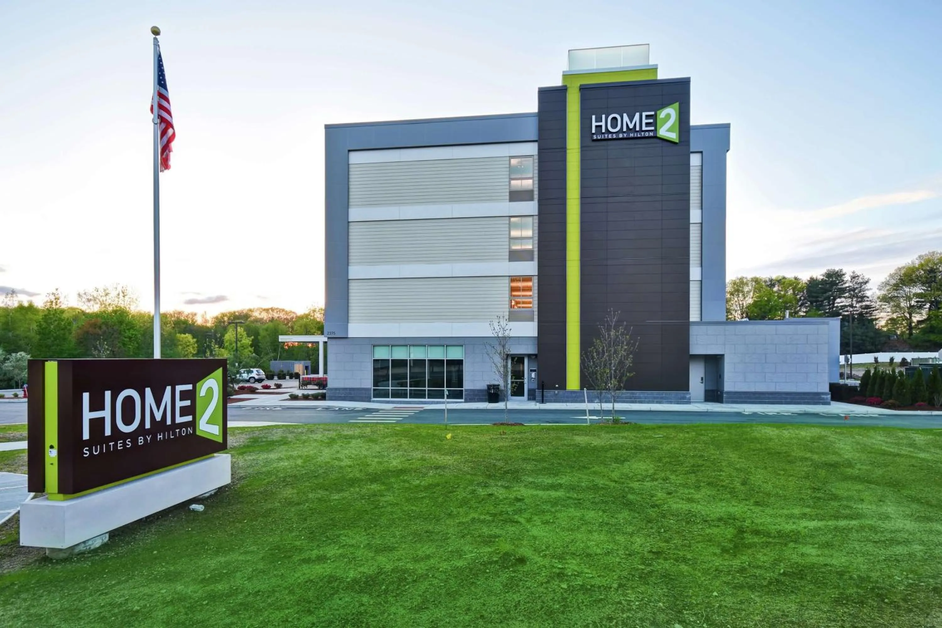 Property building in Home2 Suites By Hilton Walpole Foxborough