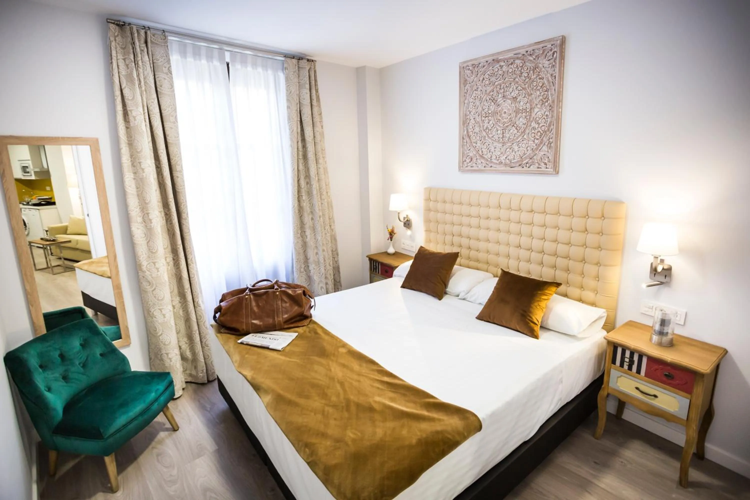 Bedroom, Bed in La Casa de la Trinidad Suites