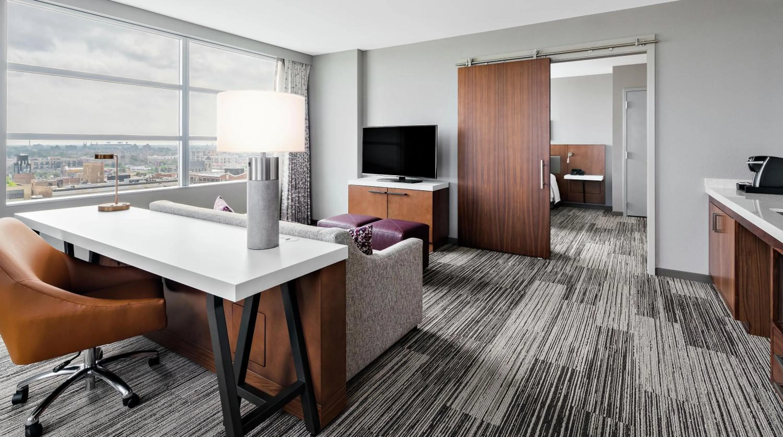 Bedroom in Hilton Garden Inn Chicago McCormick Place