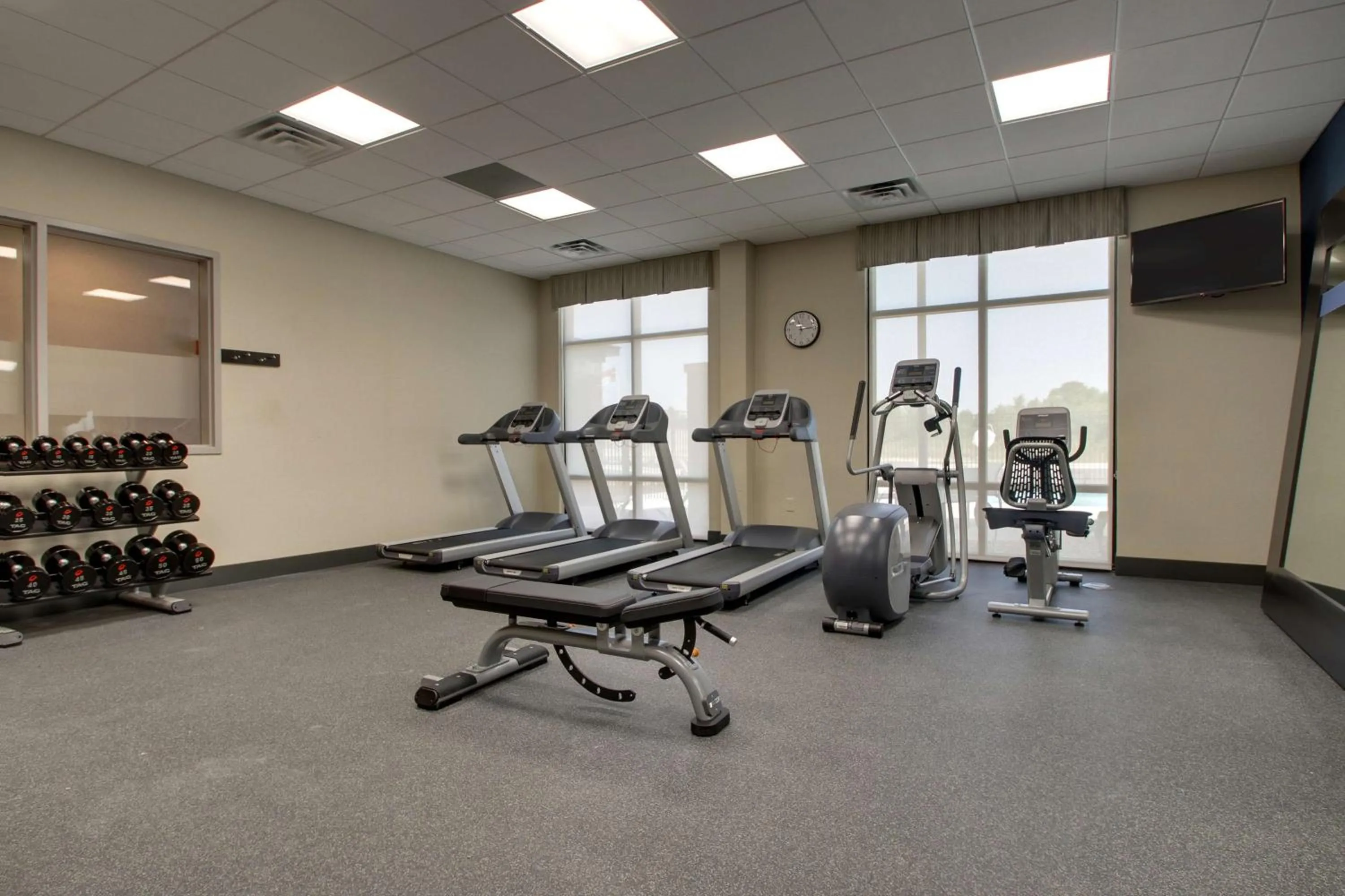 Fitness centre/facilities in Hampton Inn Sneads Ferry Topsail Beach