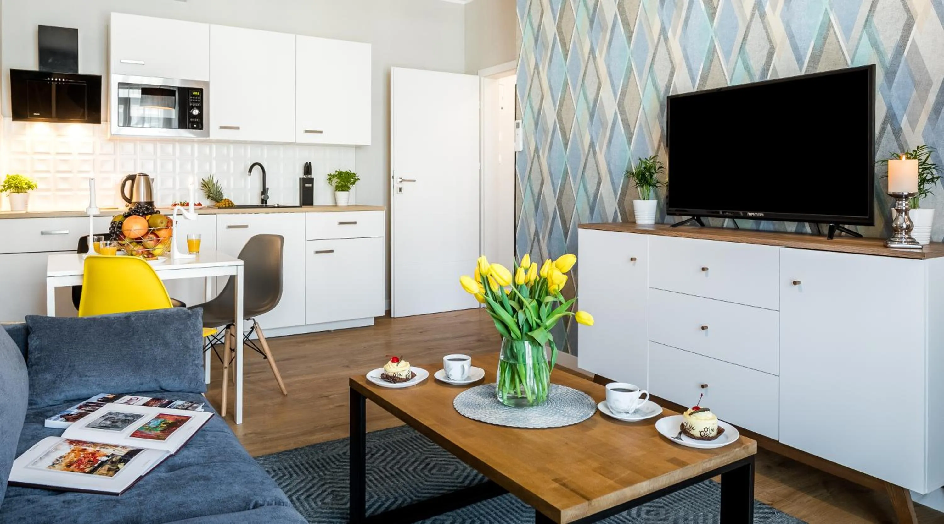 Kitchen or kitchenette in Vistula Boutique Exclusive Apartments