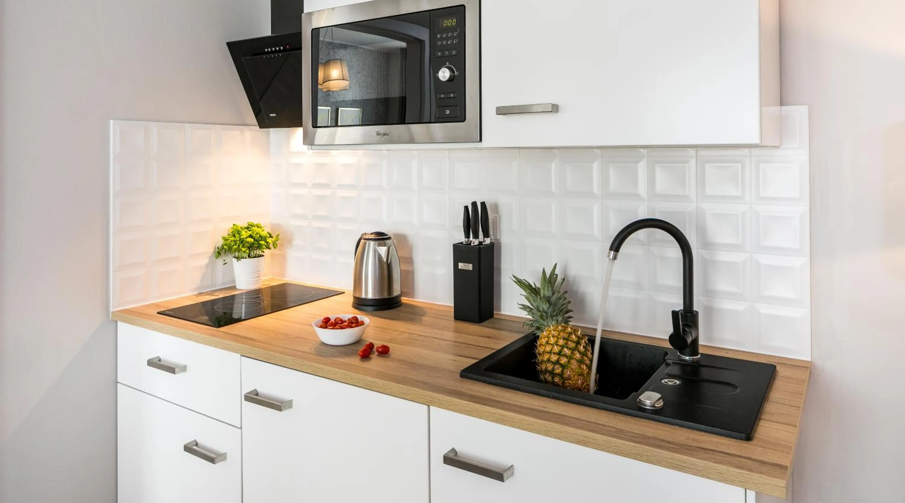 Kitchen or kitchenette in Vistula Boutique Exclusive Apartments