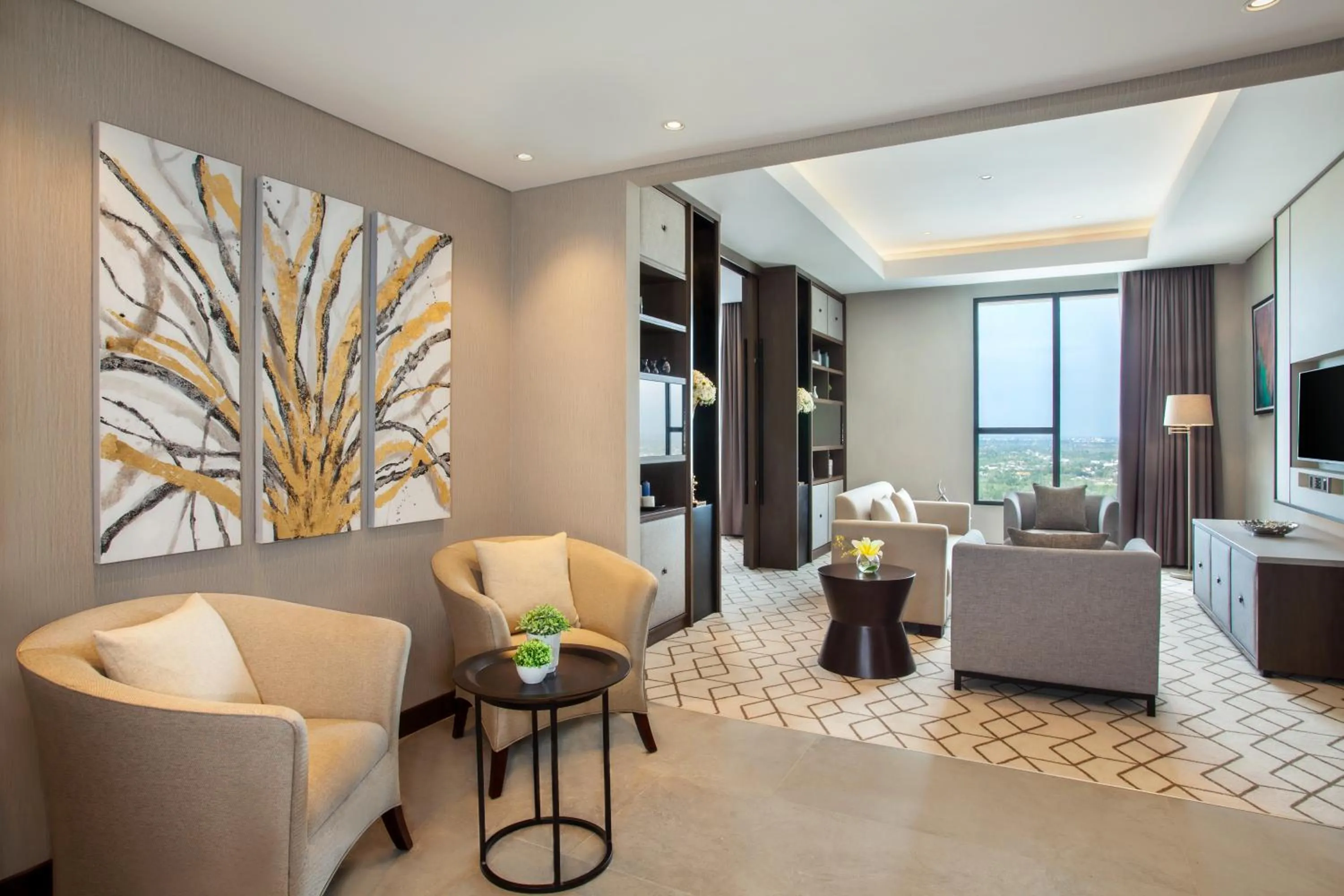 Living room in Wyndham Opi Hotel Palembang