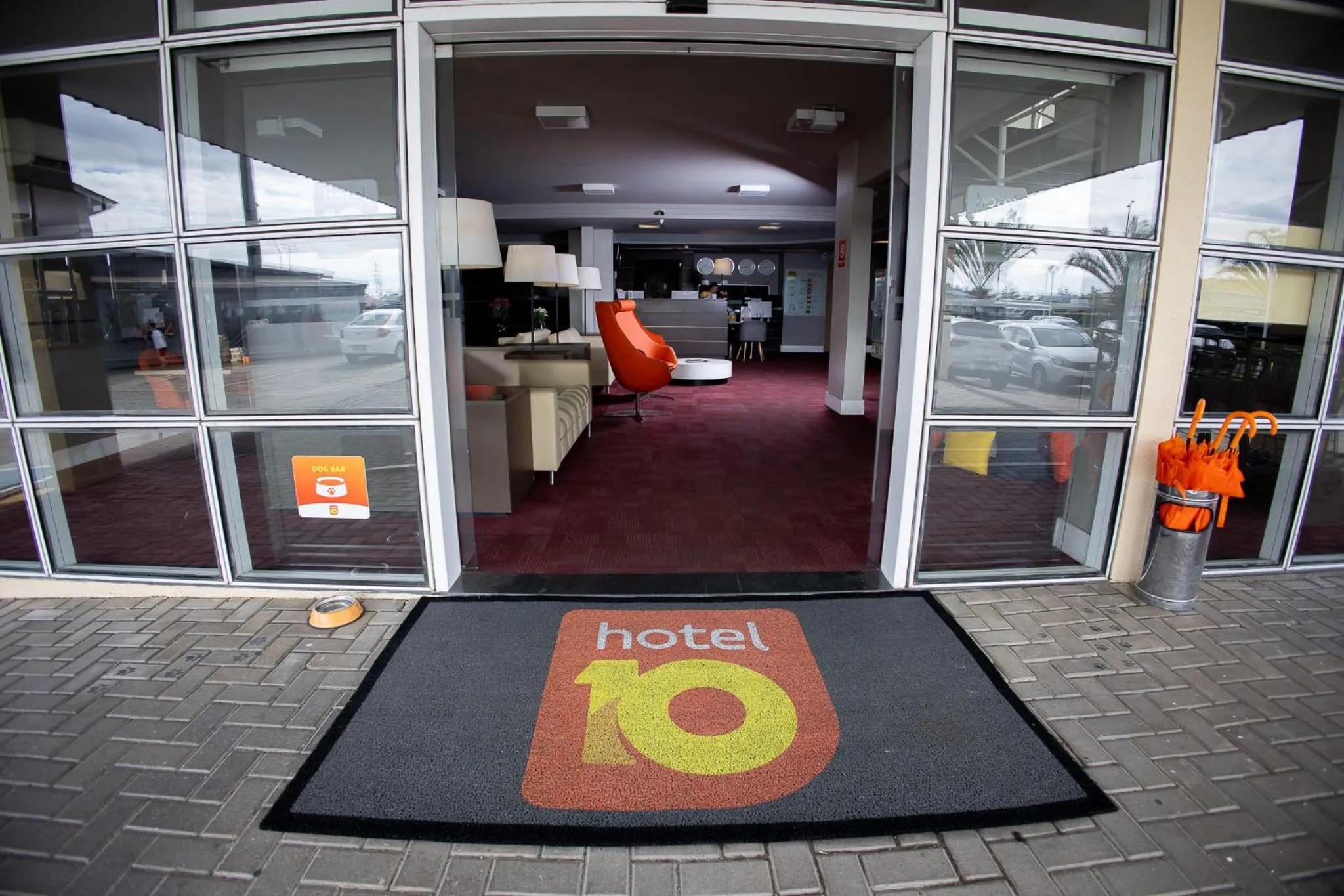 Lobby or reception in Hotel 10 Itajai/Navegantes