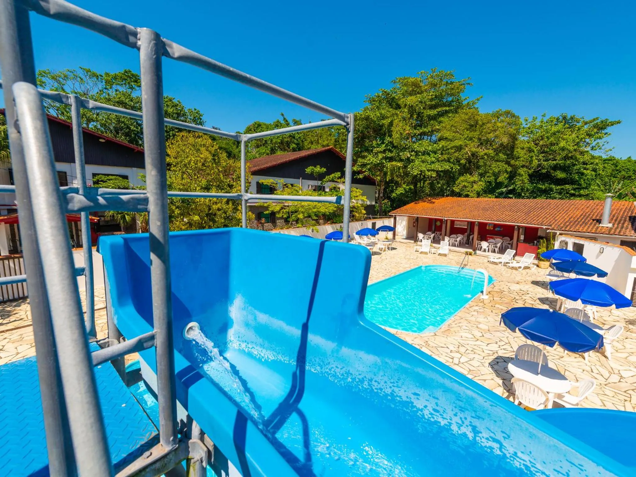 Pool view in Hotel Saveiros