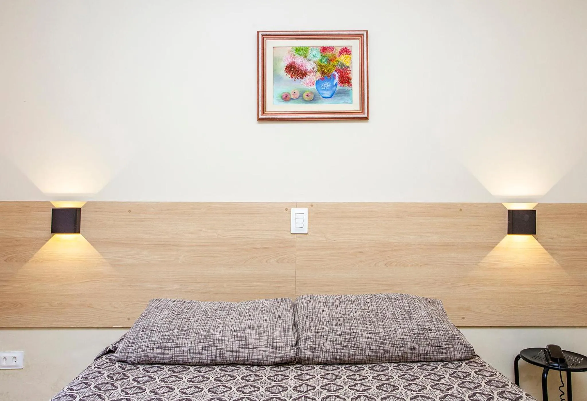 Bed in Hotel Saveiros