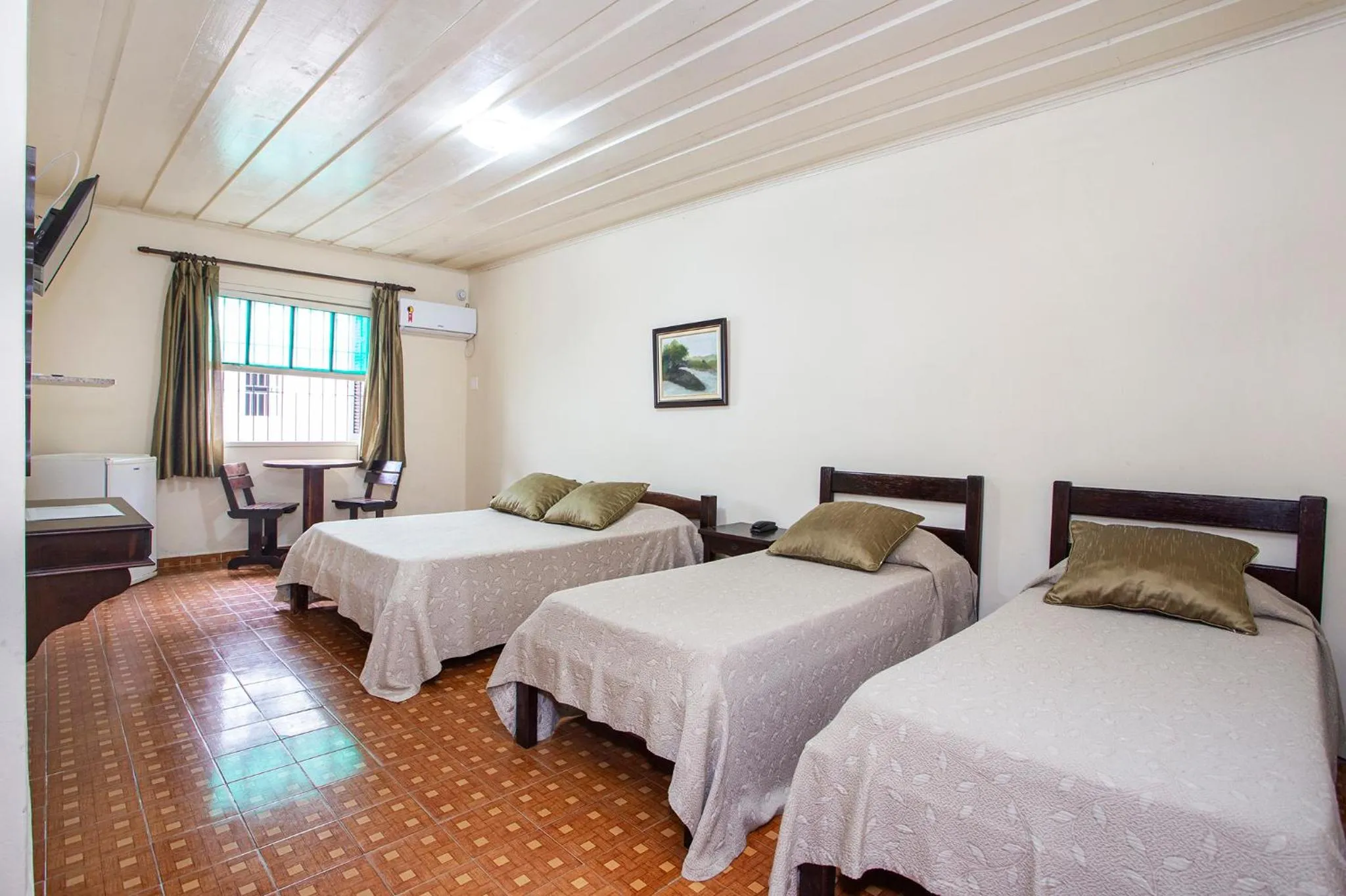 Bed in Hotel Saveiros