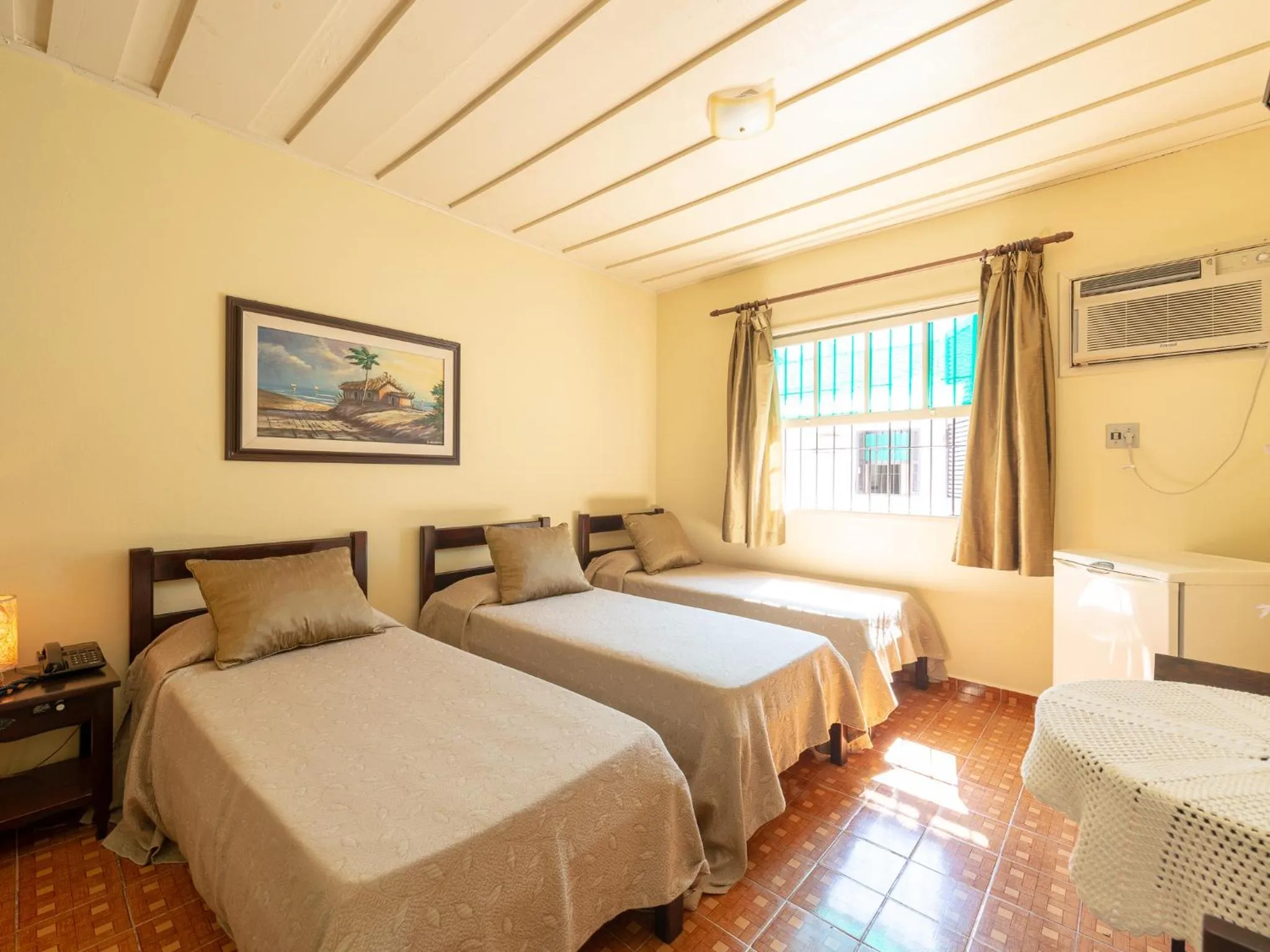 Bed in Hotel Saveiros