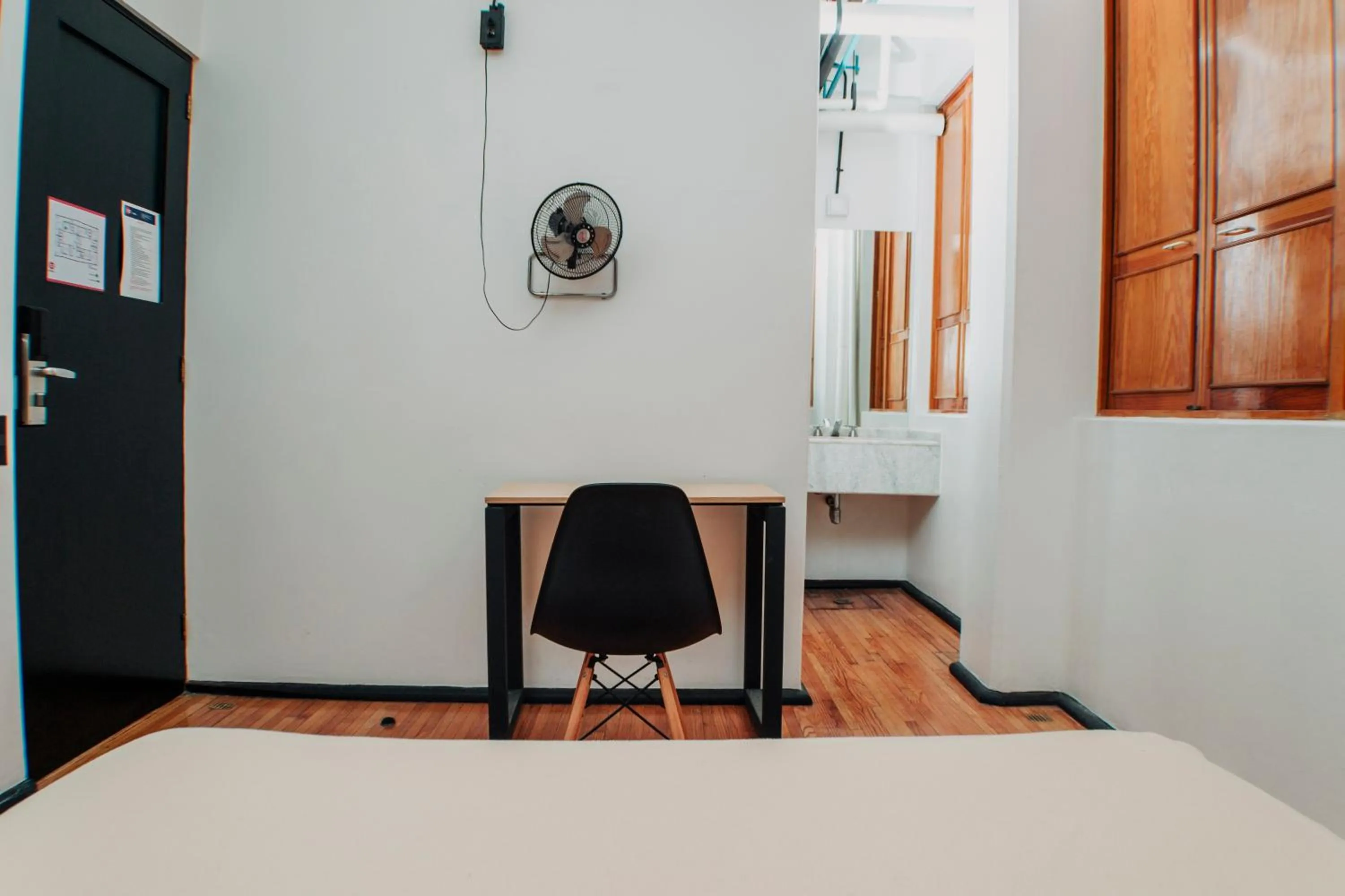 Decorative detail, Bed in Hostel Mundo Joven Catedral