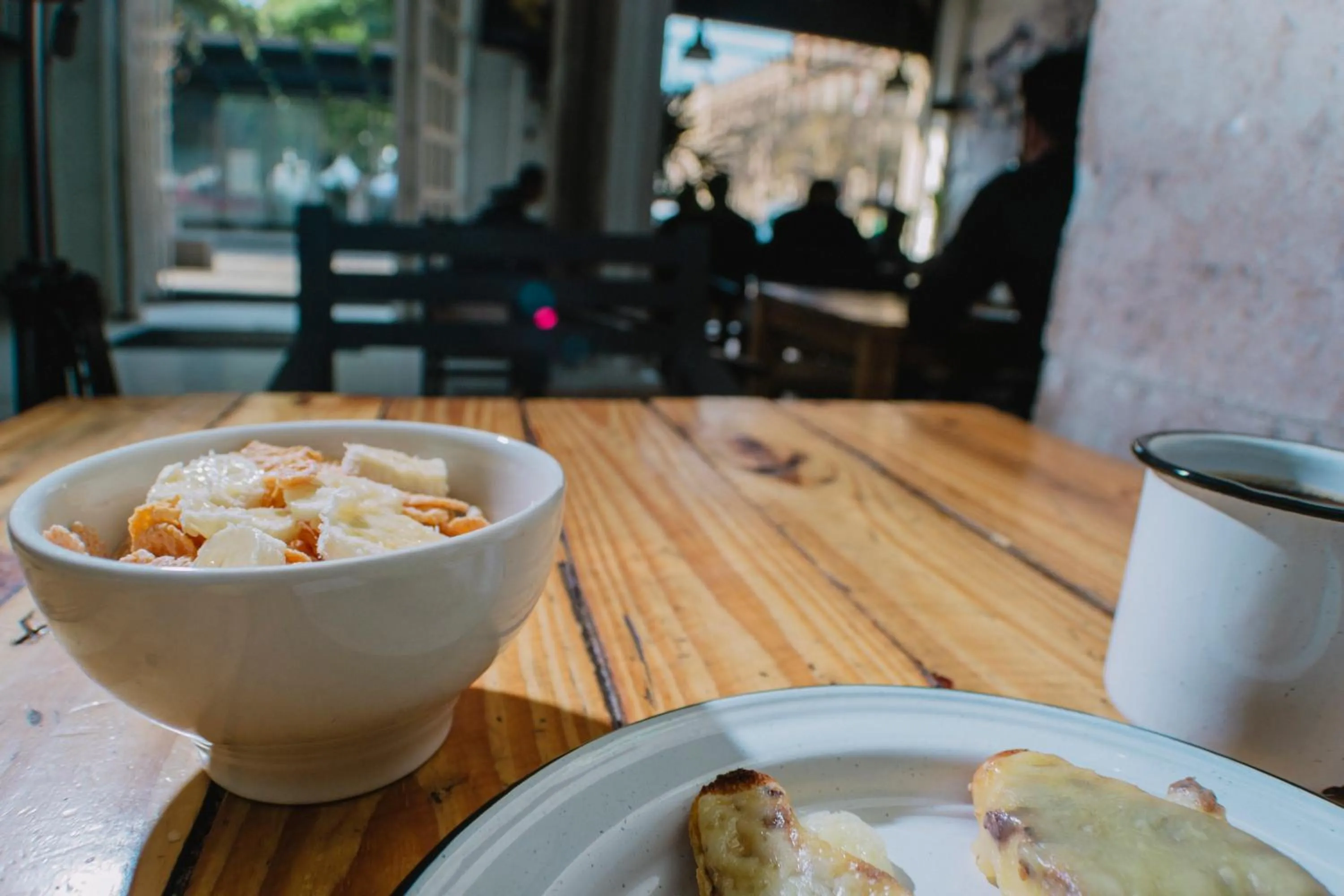 Breakfast in Hostel Mundo Joven Catedral
