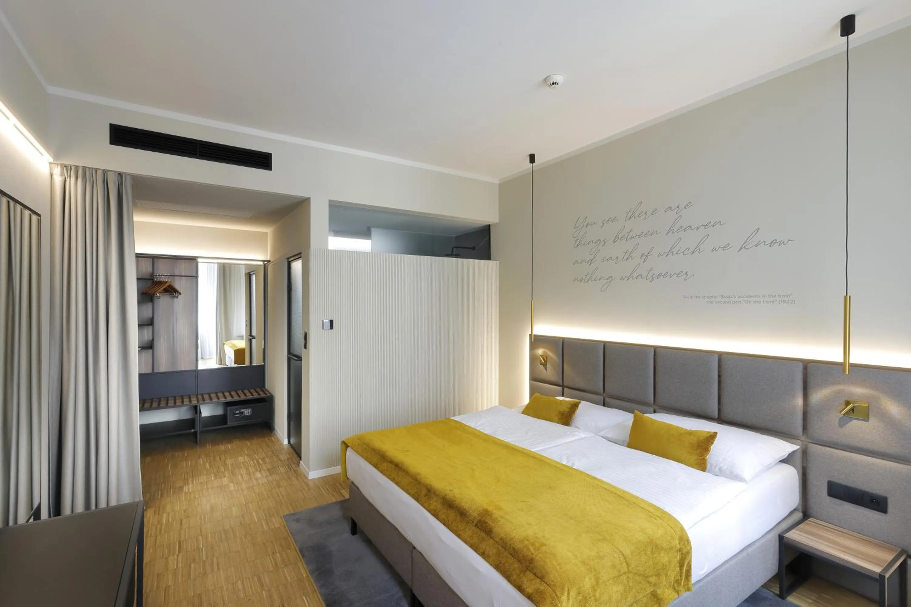 Bed in Hotel Prokop Square