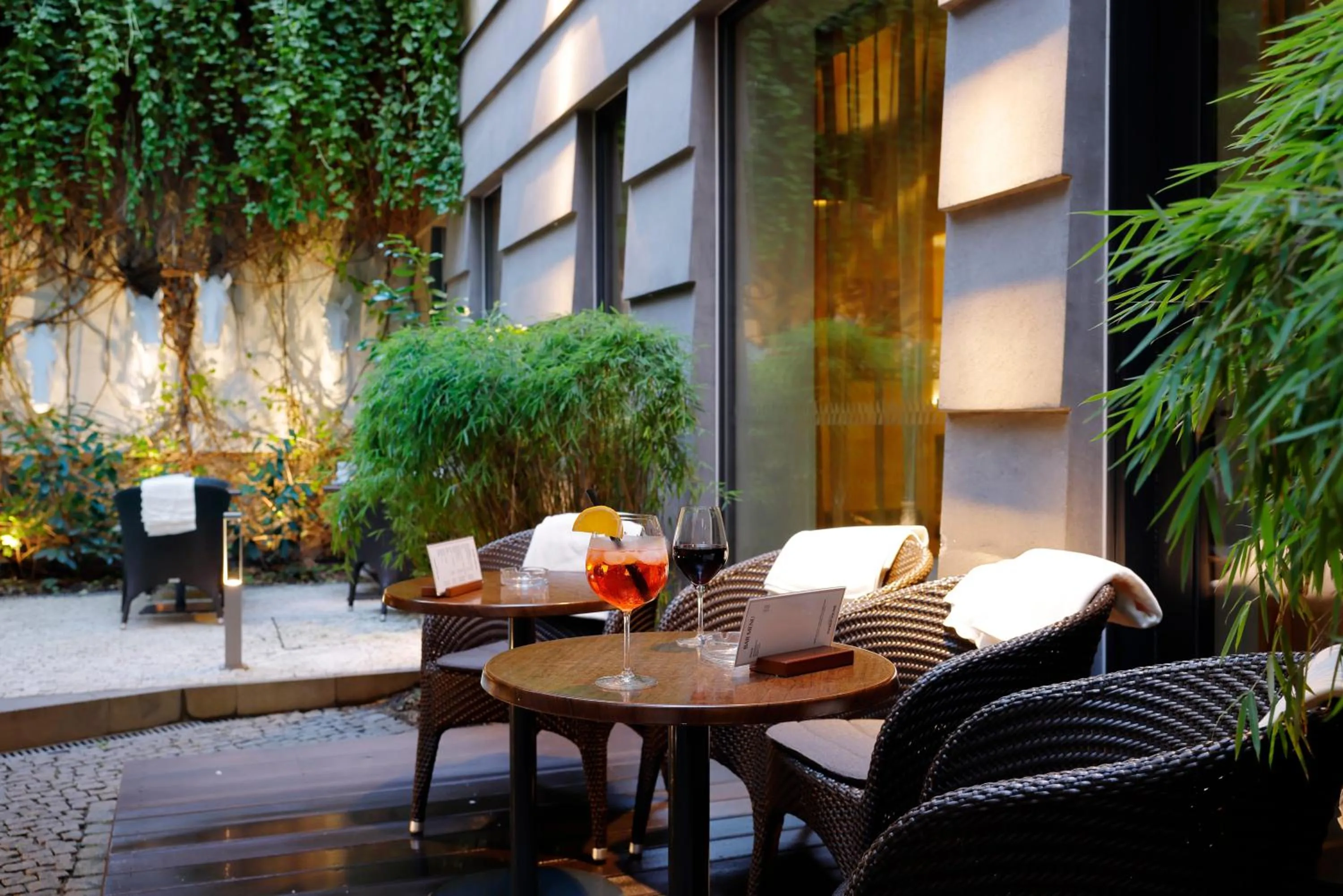 Patio in Hotel Prokop Square