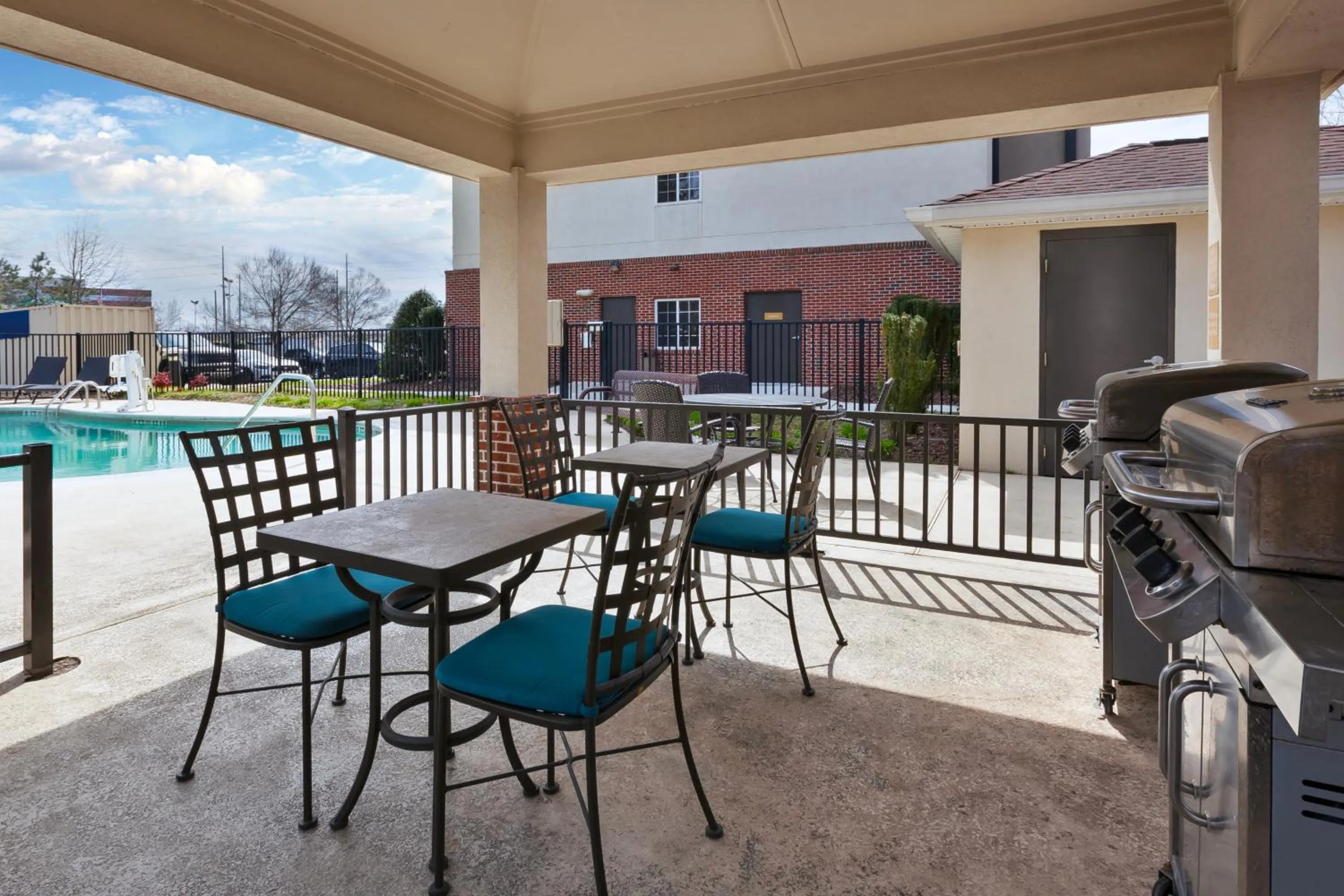 Patio in Candlewood Suites Rocky Mount by IHG