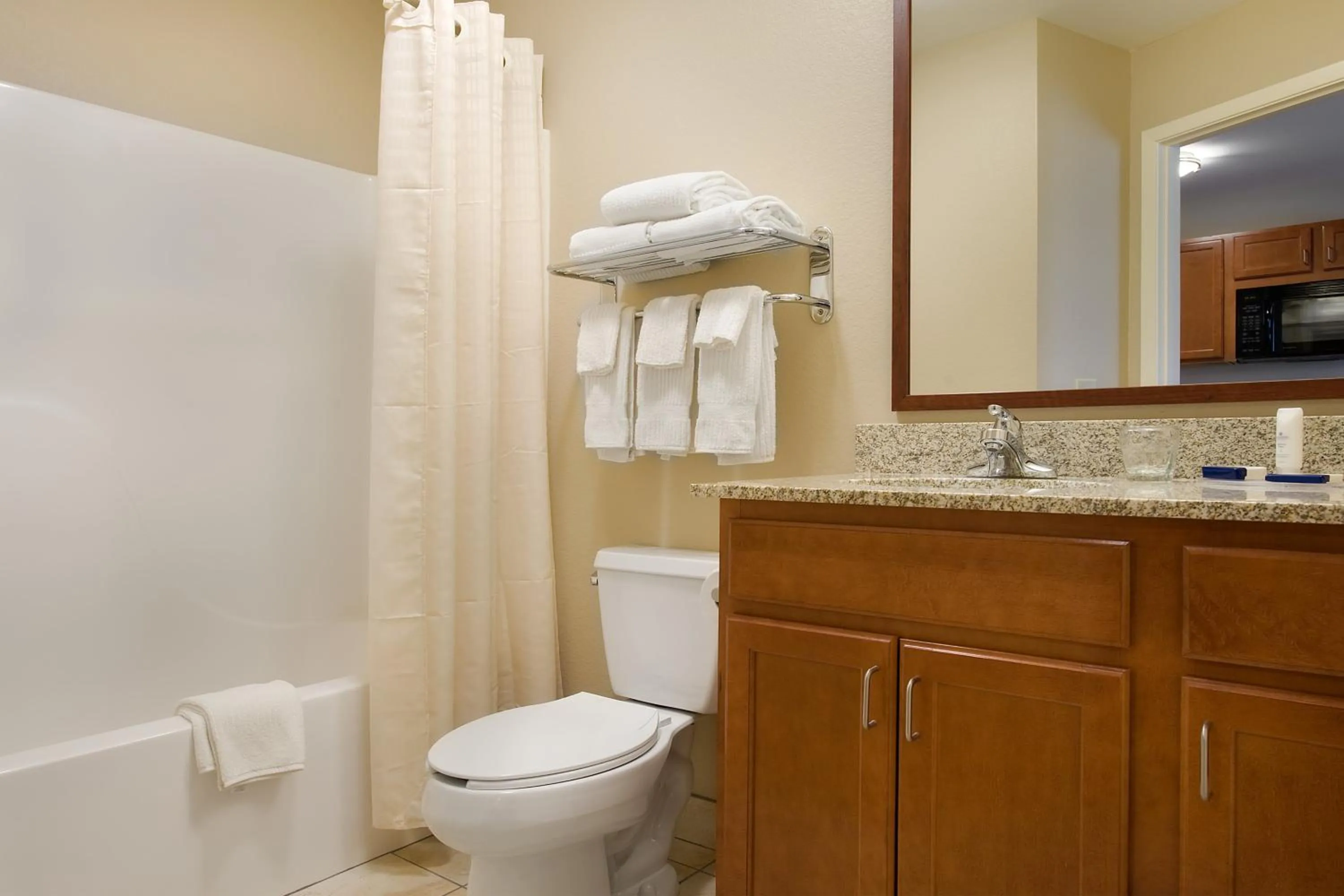 Bathroom in Candlewood Suites Wichita Falls at Maurine Street by IHG