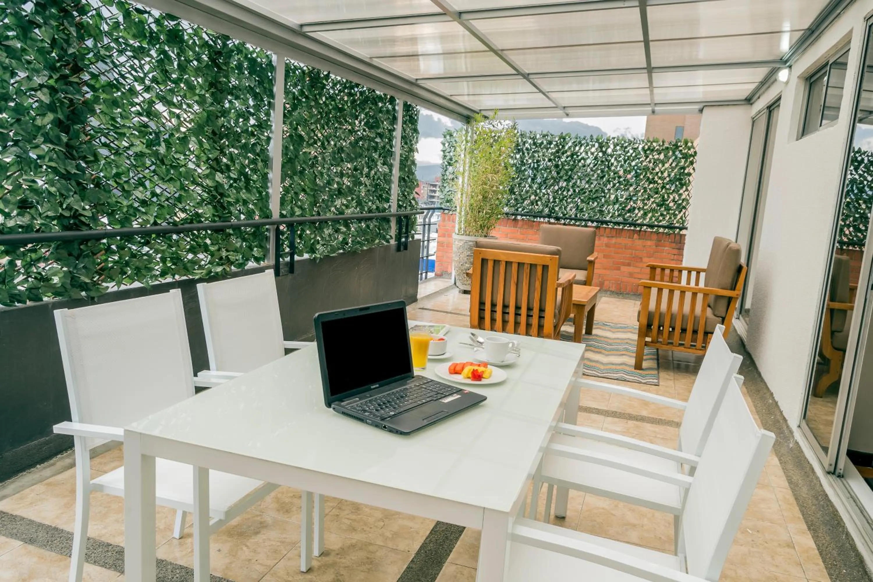 Balcony/Terrace in Hotel Regency Suites La Feria