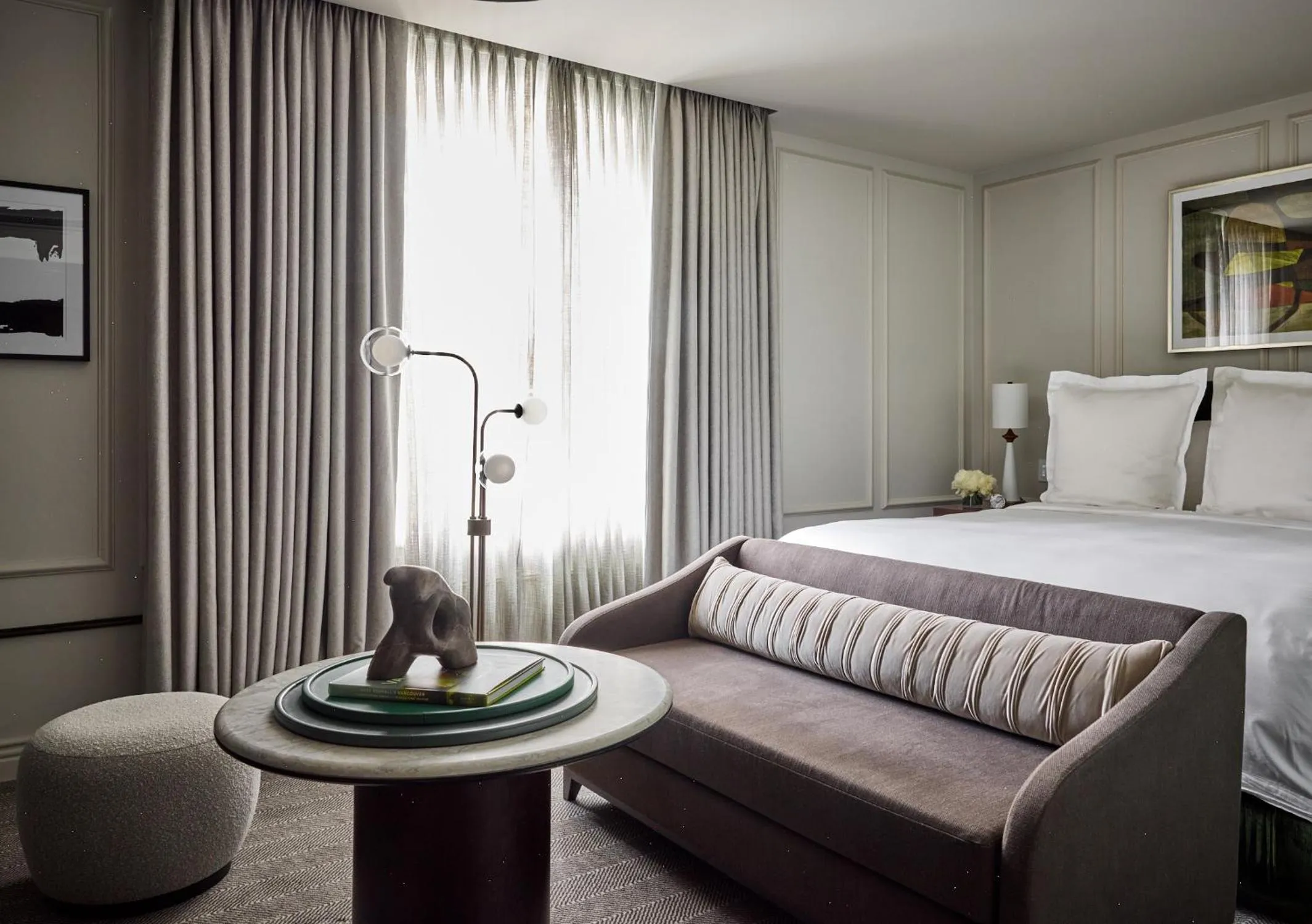 Bed in Rosewood Hotel Georgia