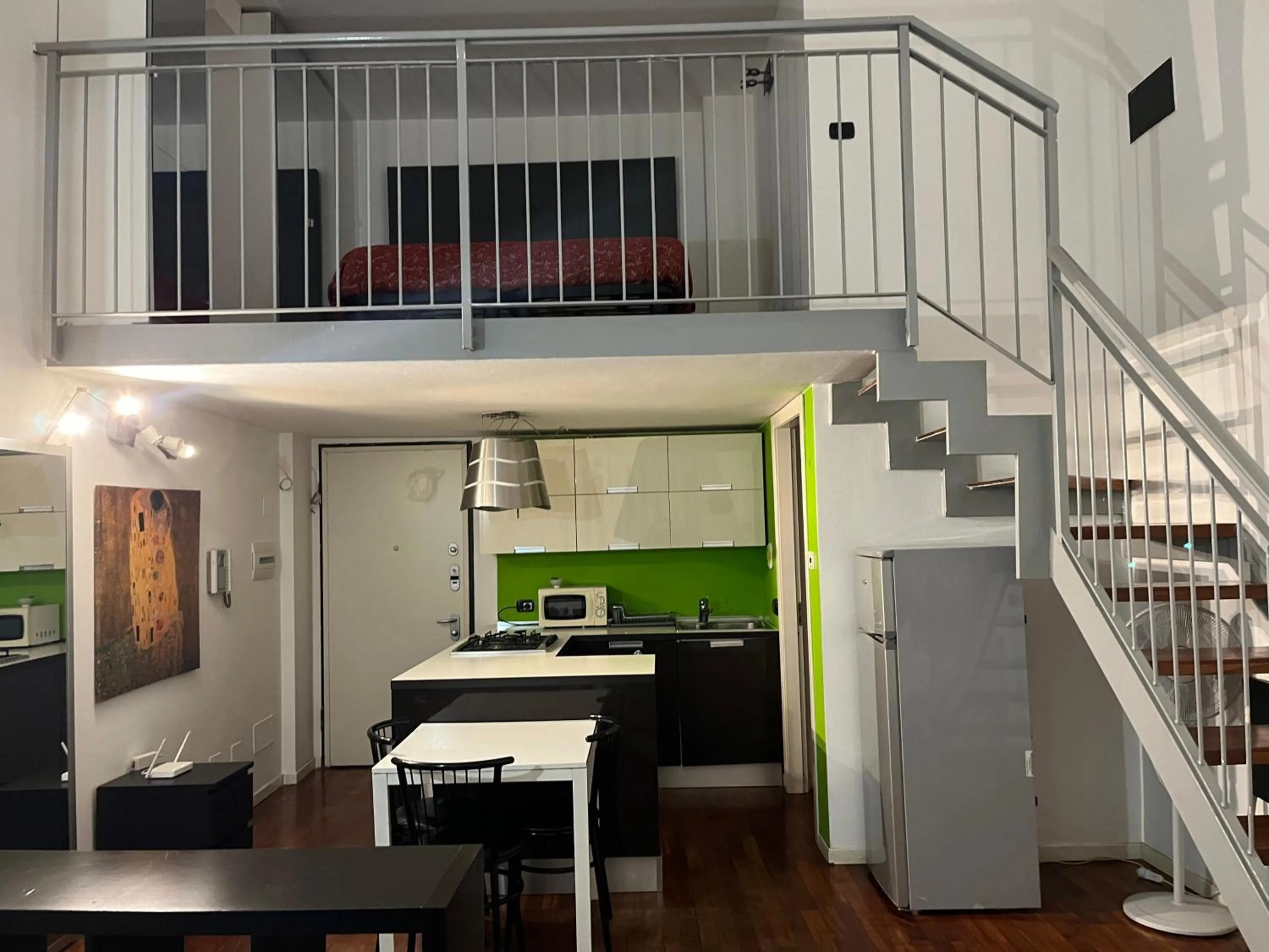 Kitchen or kitchenette in Apartaments Sonnino