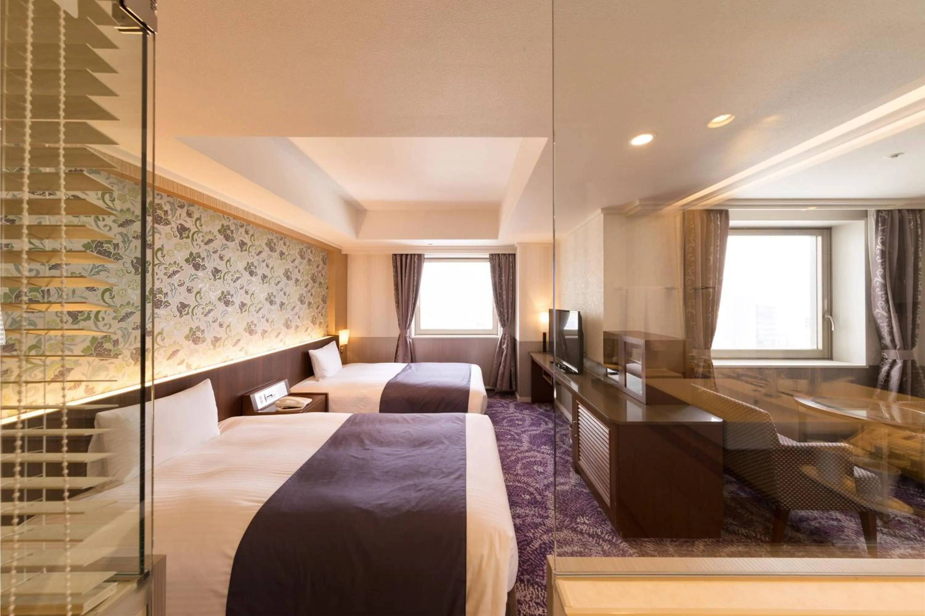 Bed in Kokusai 21 International Hotel