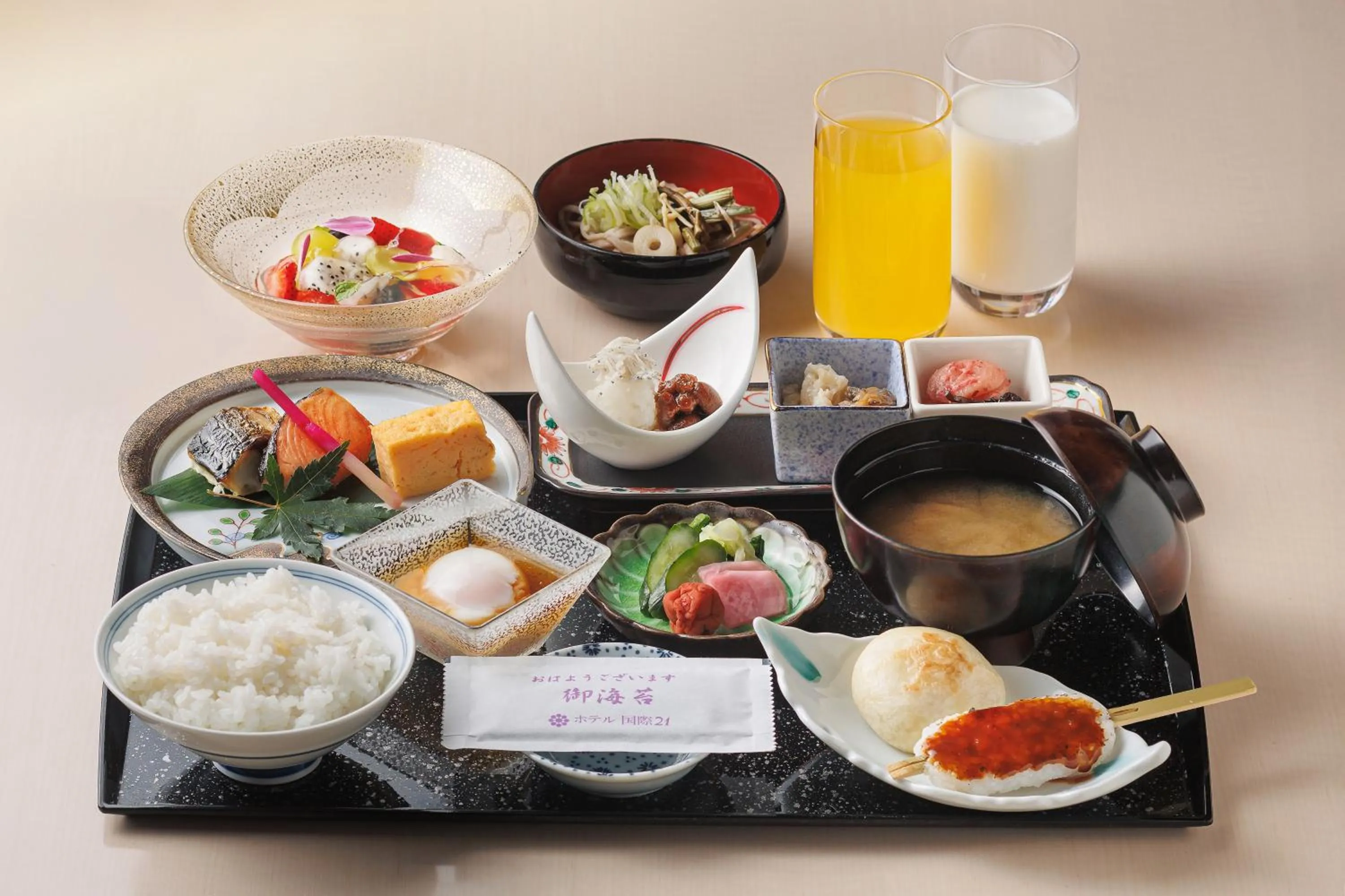 Breakfast in Kokusai 21 International Hotel