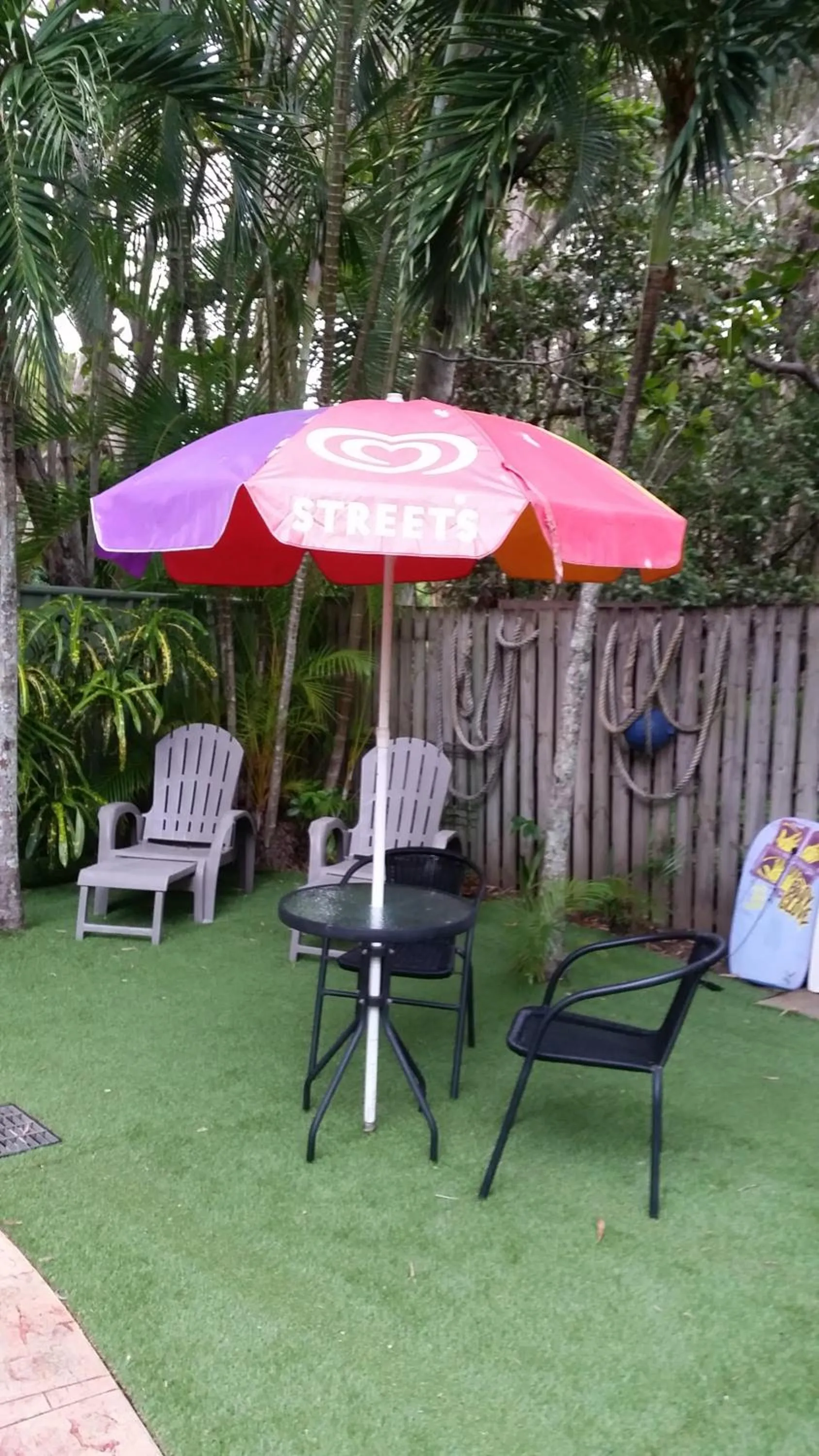 Garden view in The Beach Place