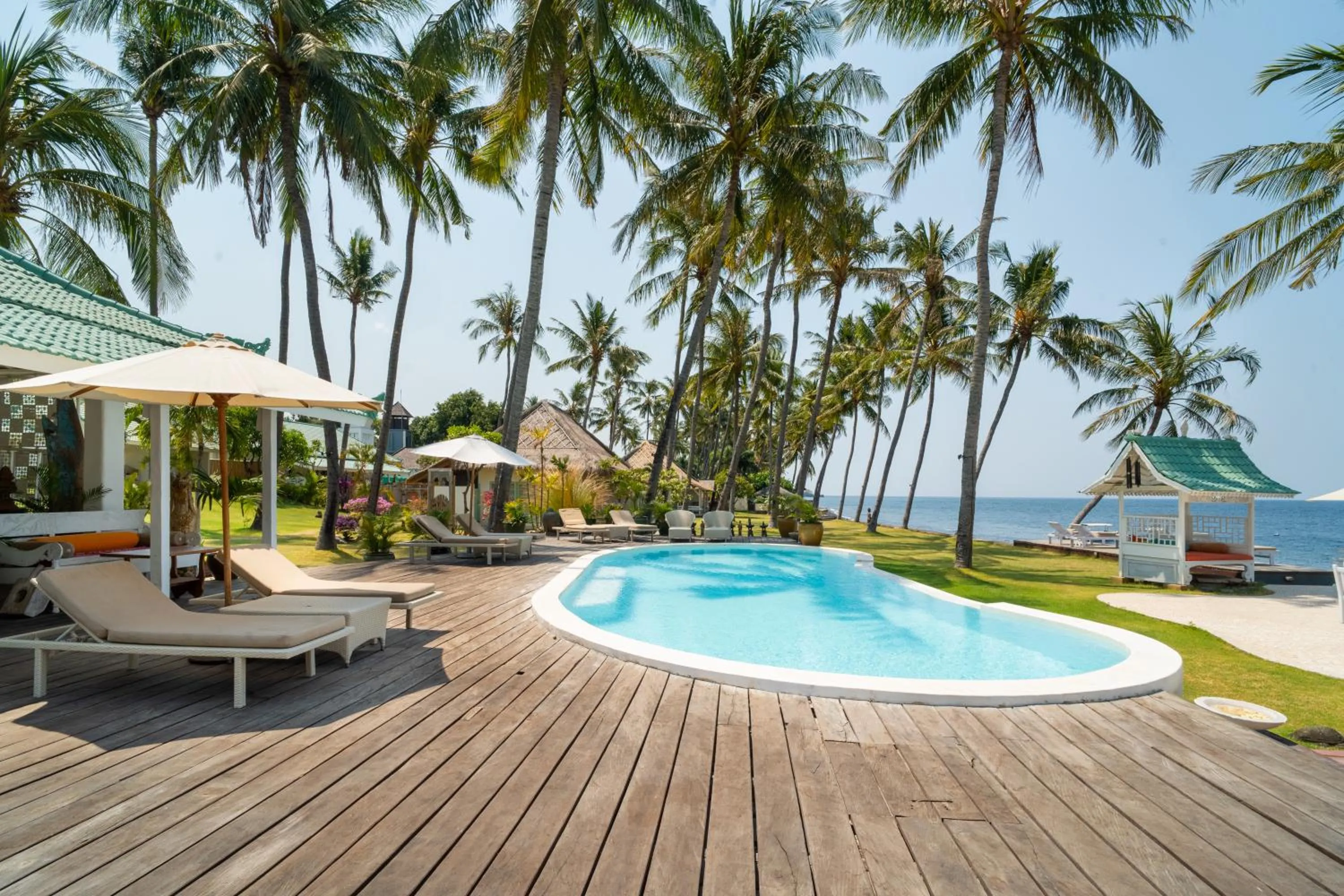 Natural landscape in Scuba Seraya Resort